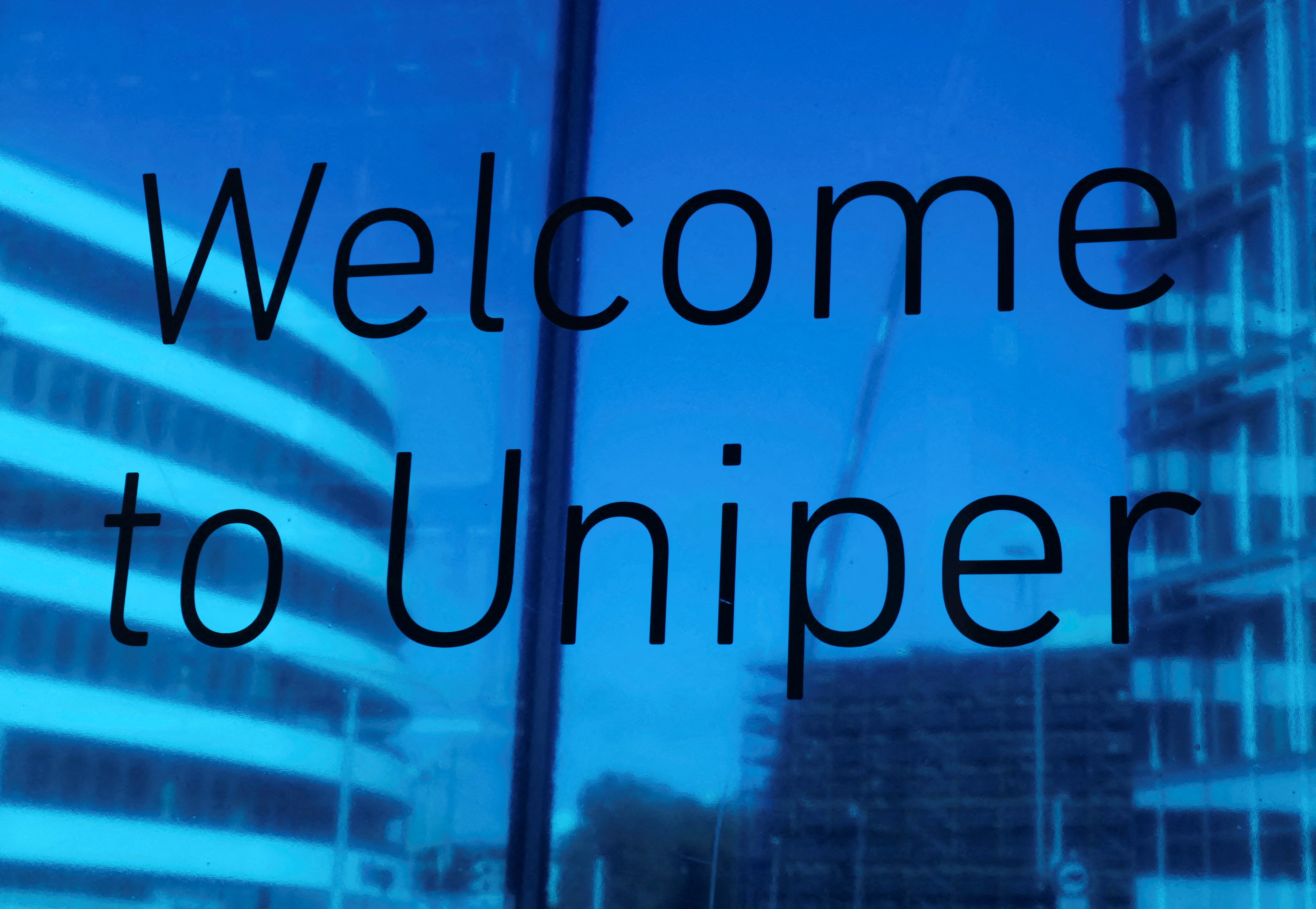 Uniper CEO Maubach addresses the media in Duesseldorf