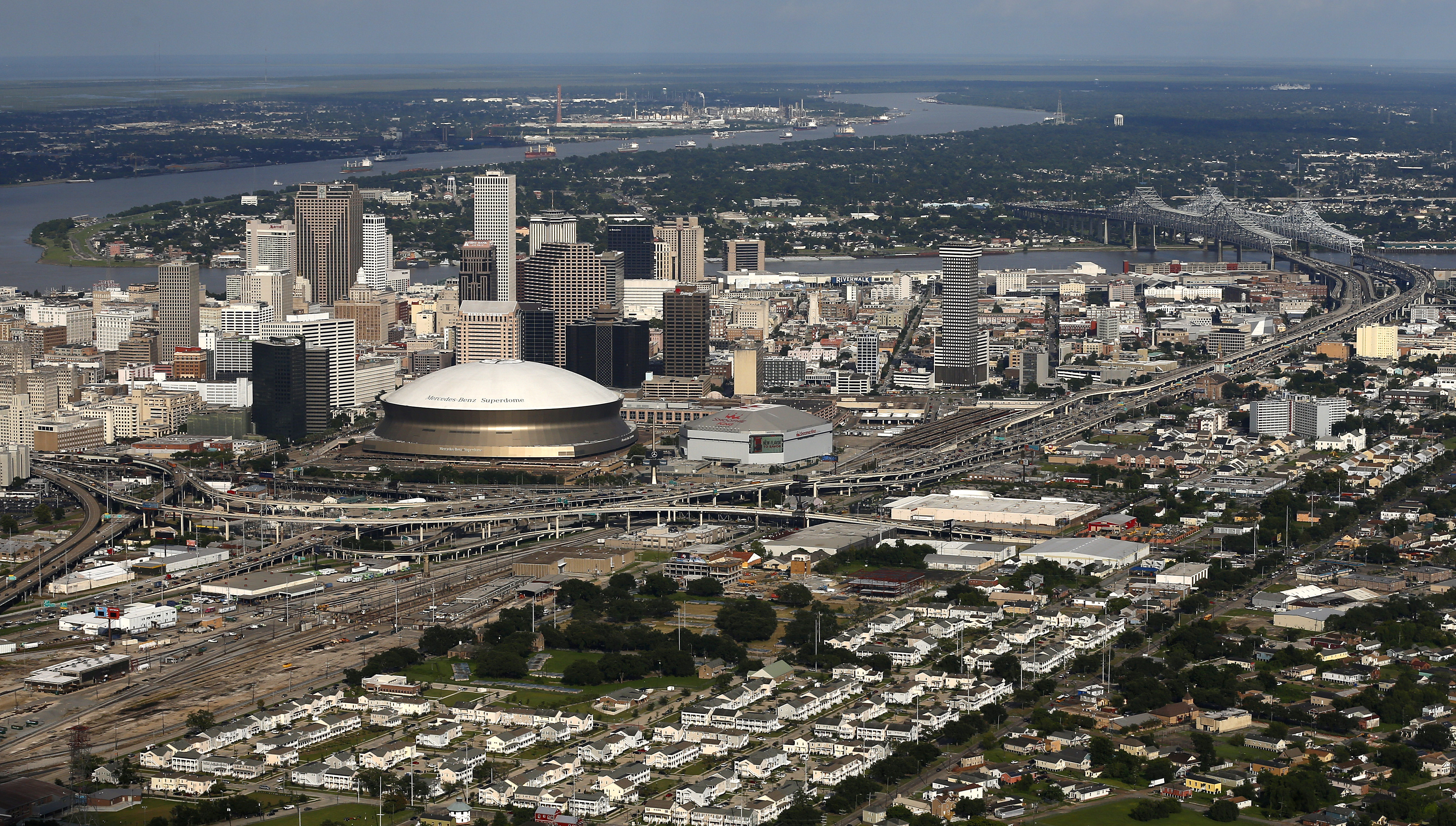 The skyline of New Orleans