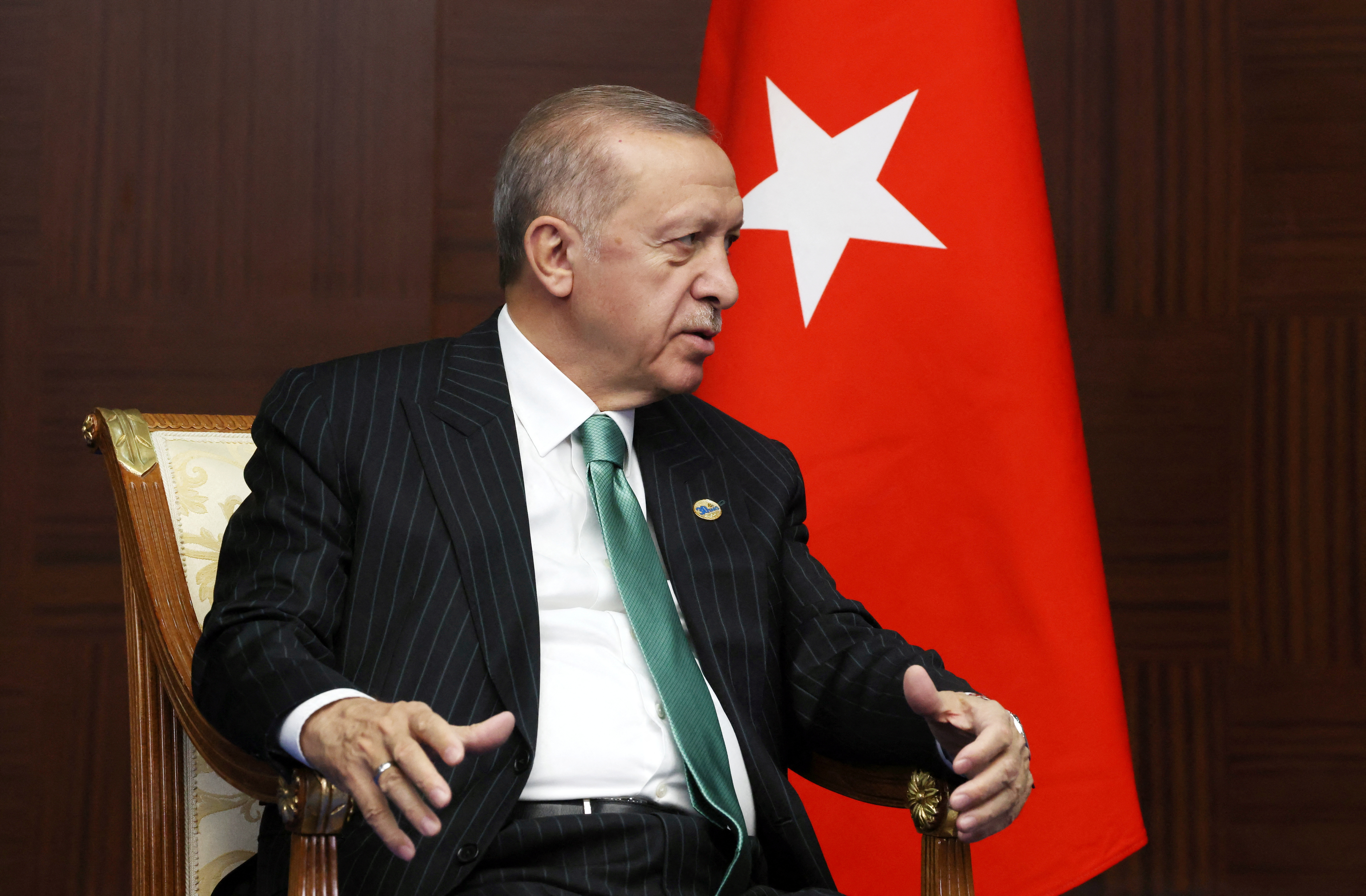 Turkey's President Erdogan on sidelines of CICA summit in Astana