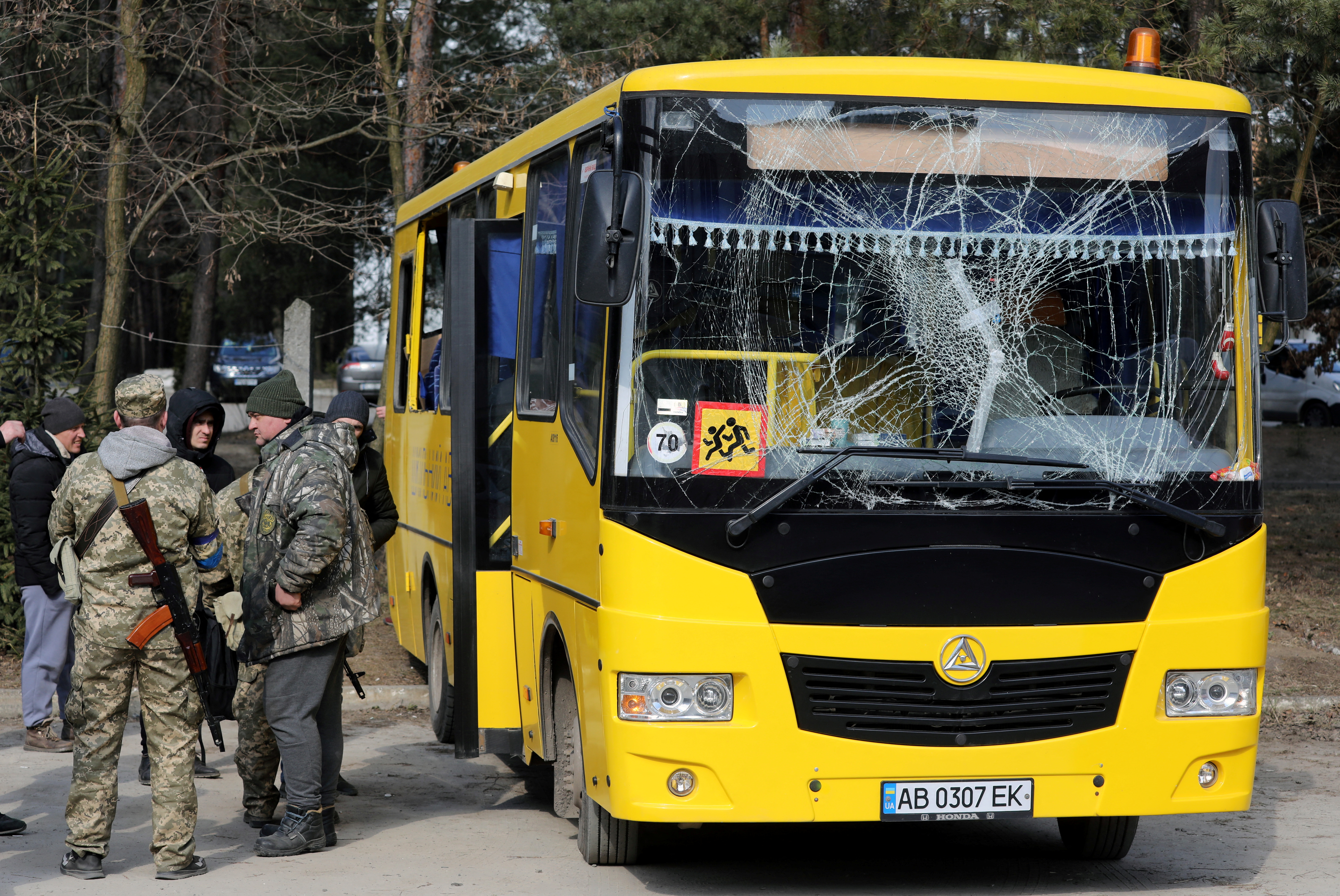 Russia's invasion of Ukraine, in Novoyavorivsk