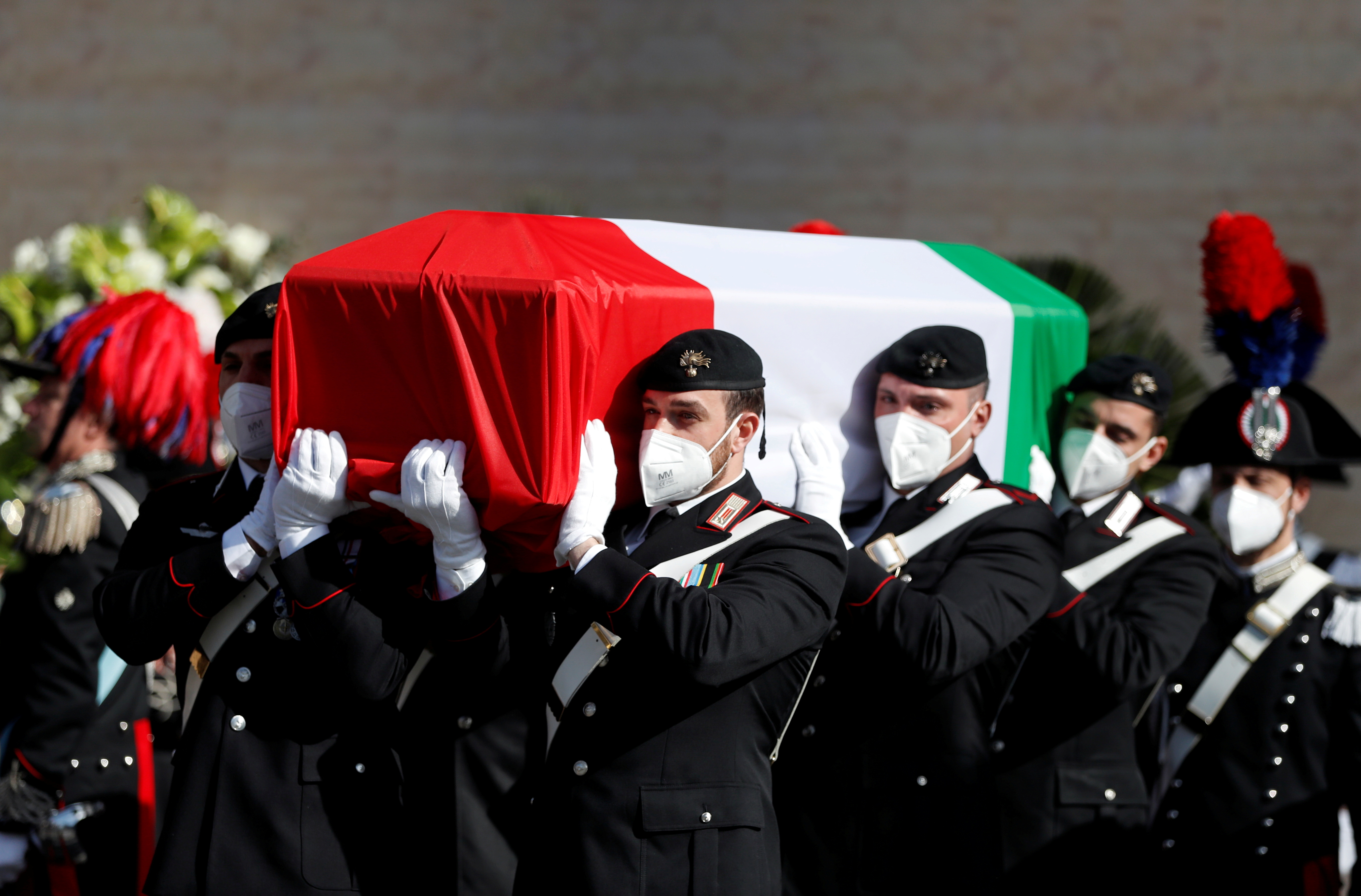 Funeral of Italian ambassador Luca Attanasio and his bodyguard Vittorio Iacovacci, in Rome