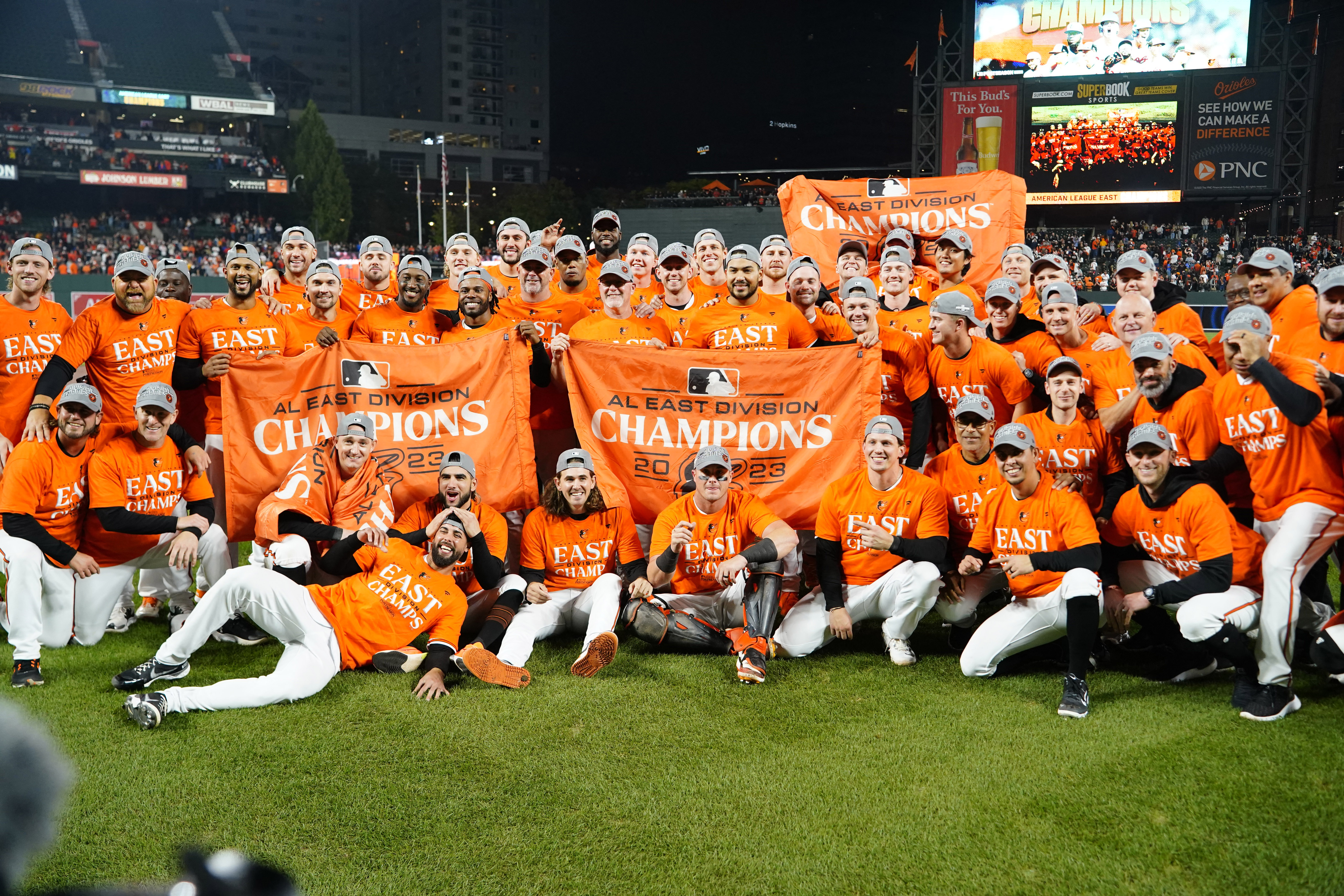 The Baltimore Orioles are American League East champions for the