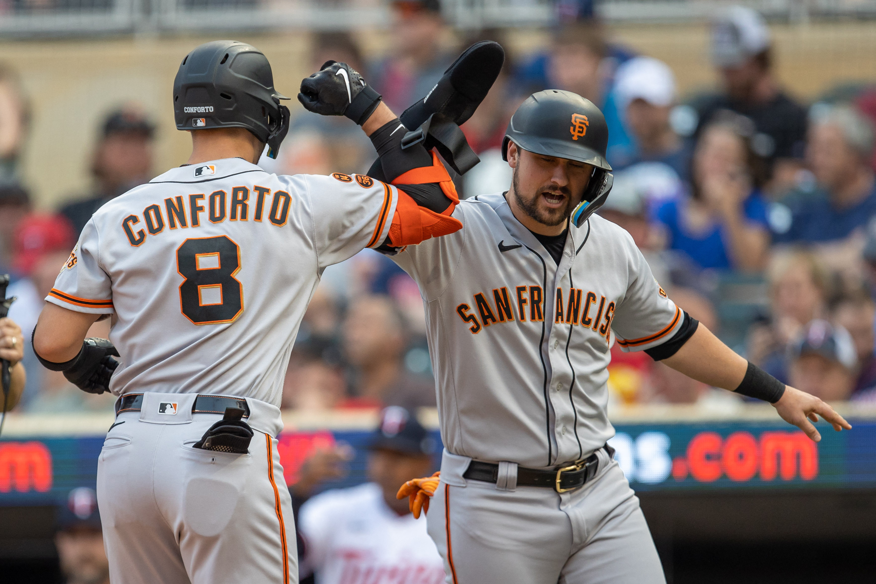 Conforto's 3-run homer in 4-run 1st leads Giants over Twins 4-1