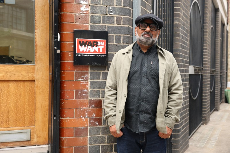 Asad Rehman poses for a portrait, in London