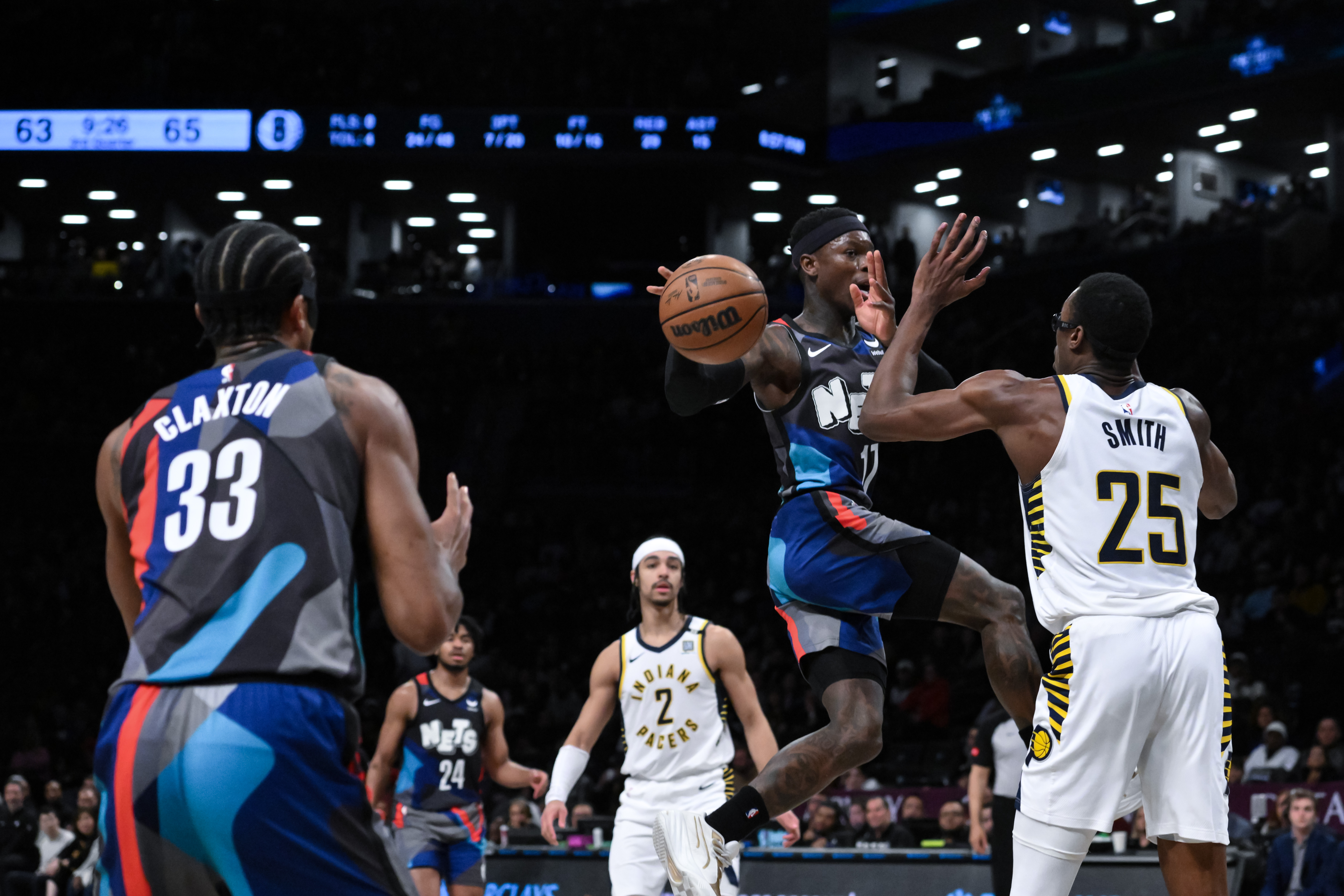 Nets, eliminated from contention, damage Pacers' standing