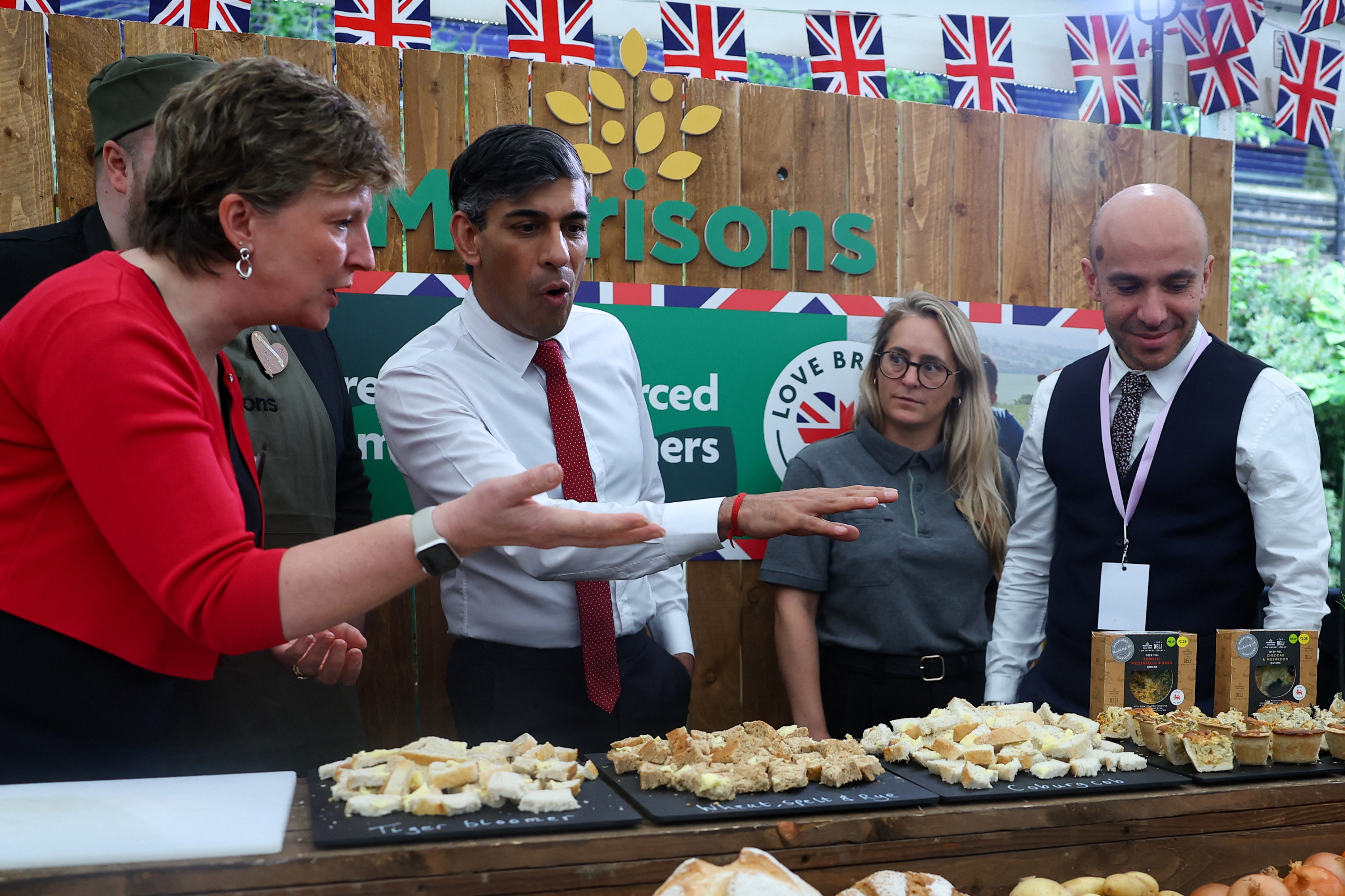 British PM Rishi Sunak attends Farm to Fork summit in London