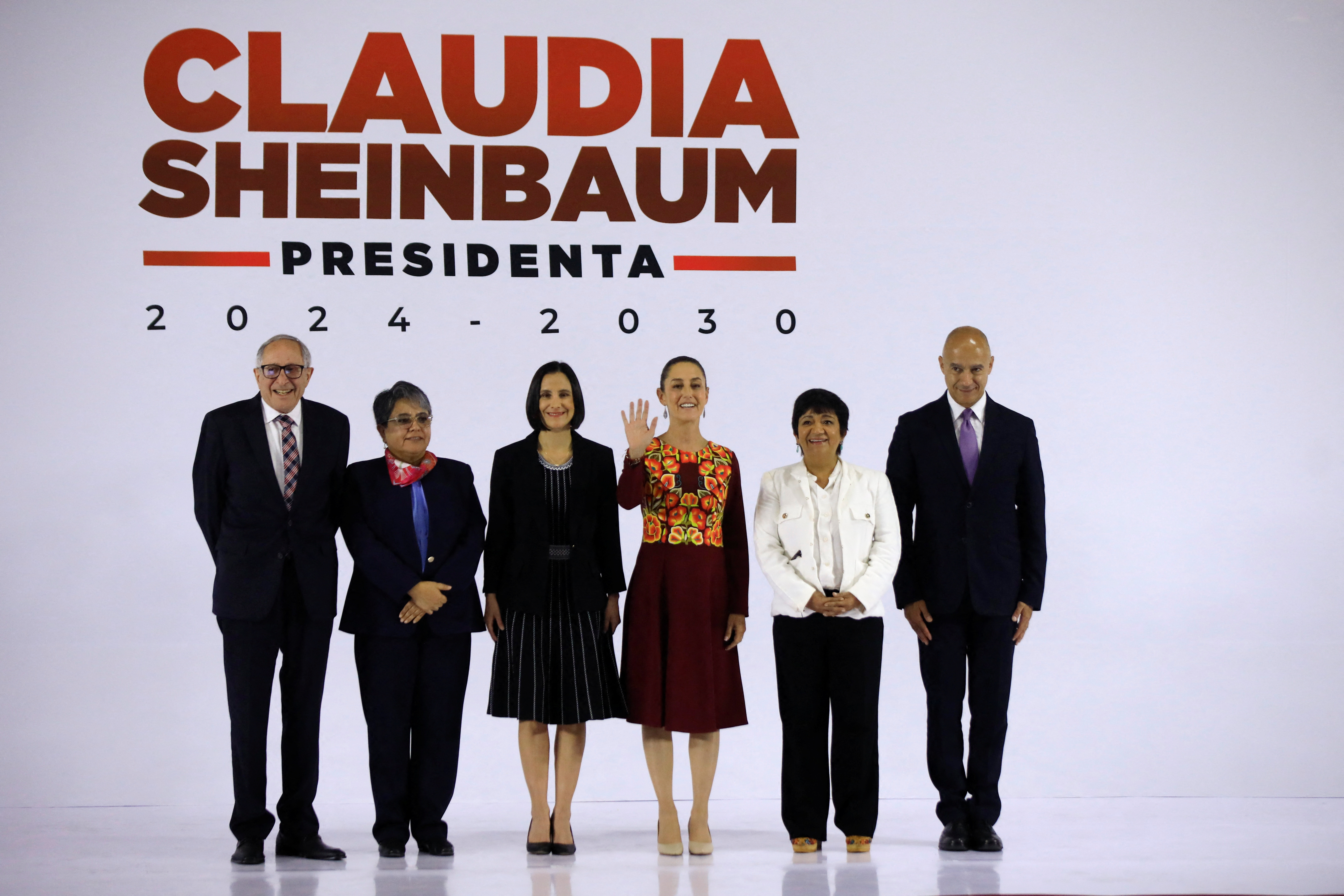 Mexican President-elect Claudia Sheinbaum announces members of her cabinet in Mexico City