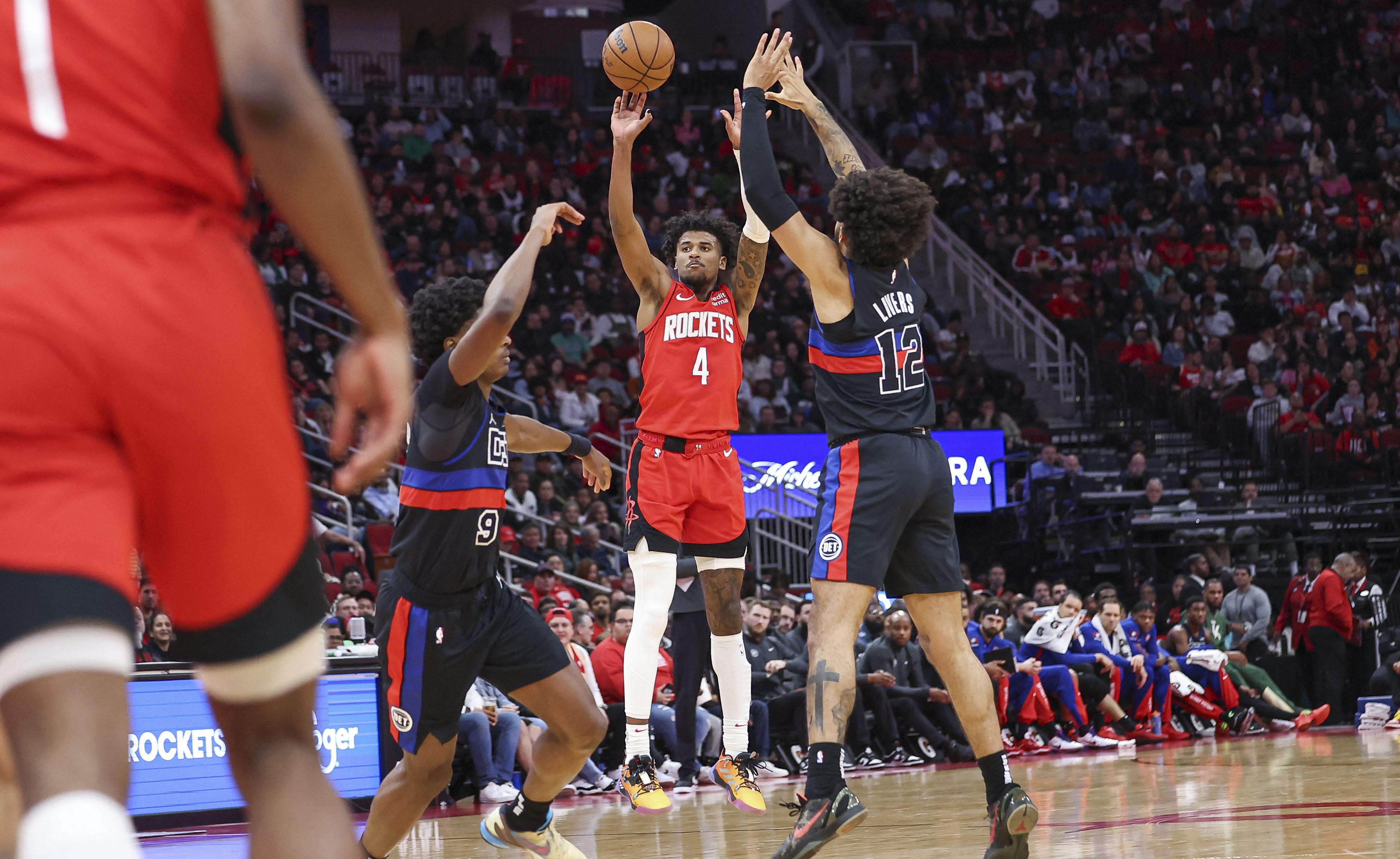 Pistons start strong but Rockets' offense takes over for win Reuters