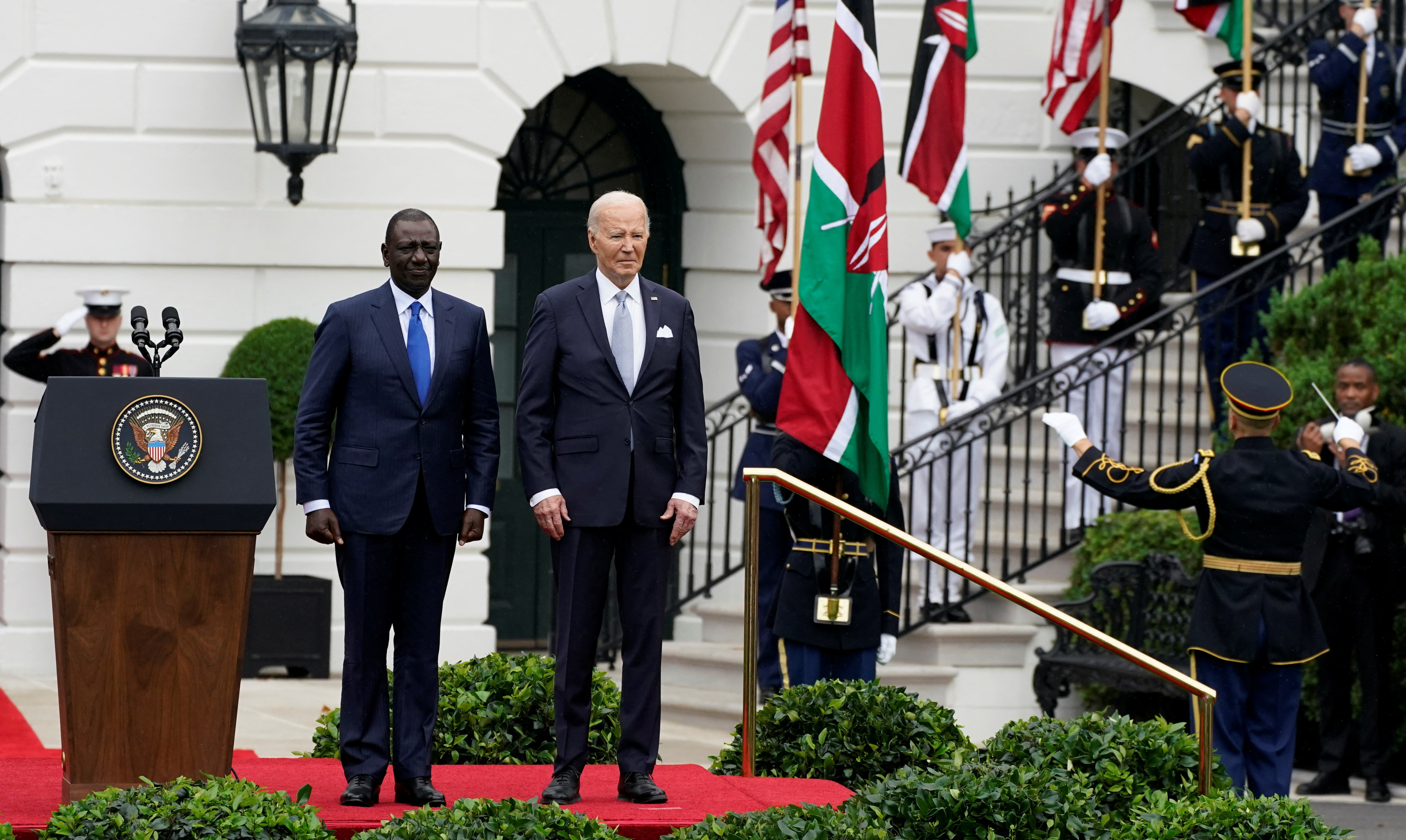 Kenyan President William Ruto visits U.S., in Washington