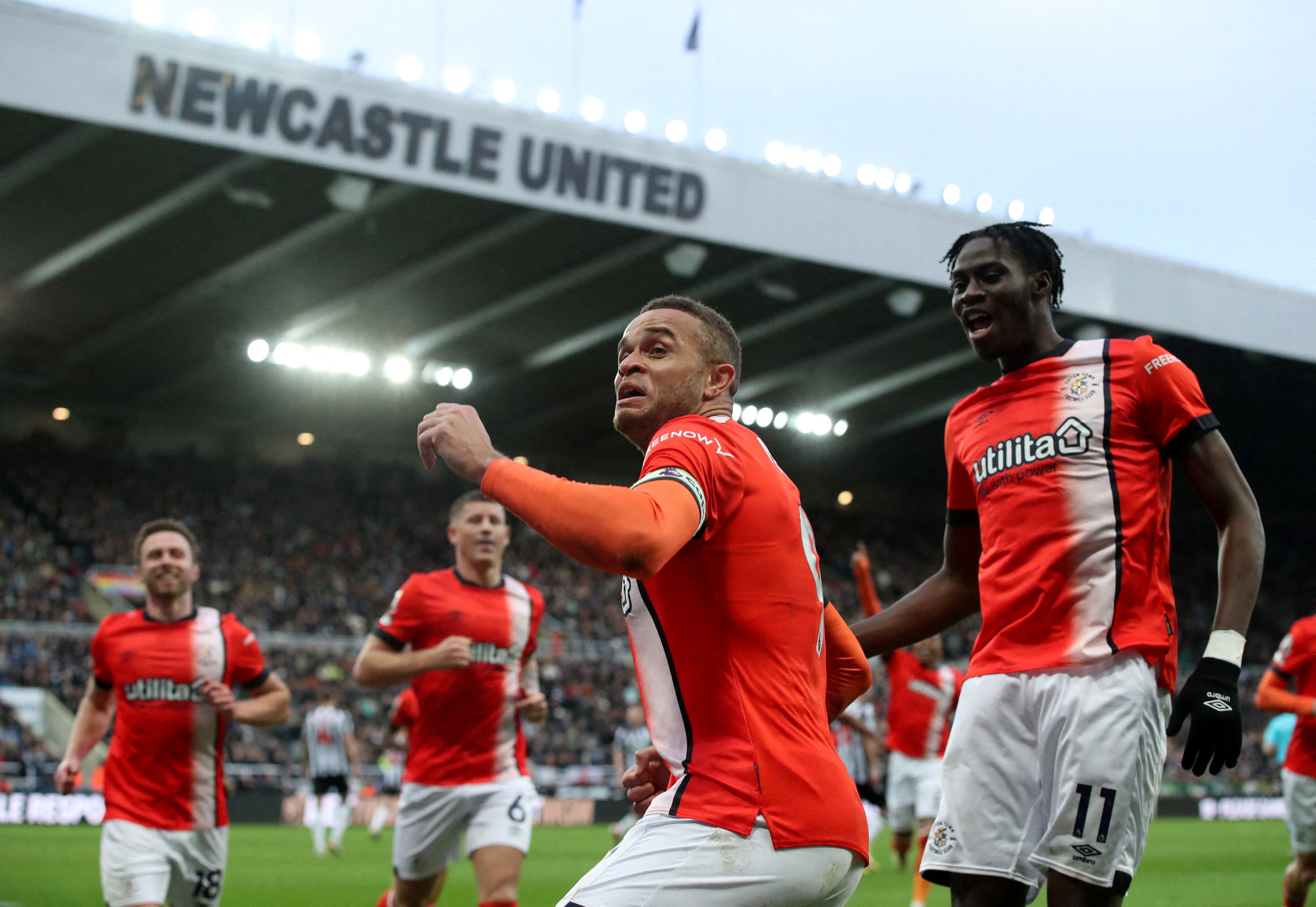 Newcastle come back from two down in epic 4-4 draw with Luton | Reuters
