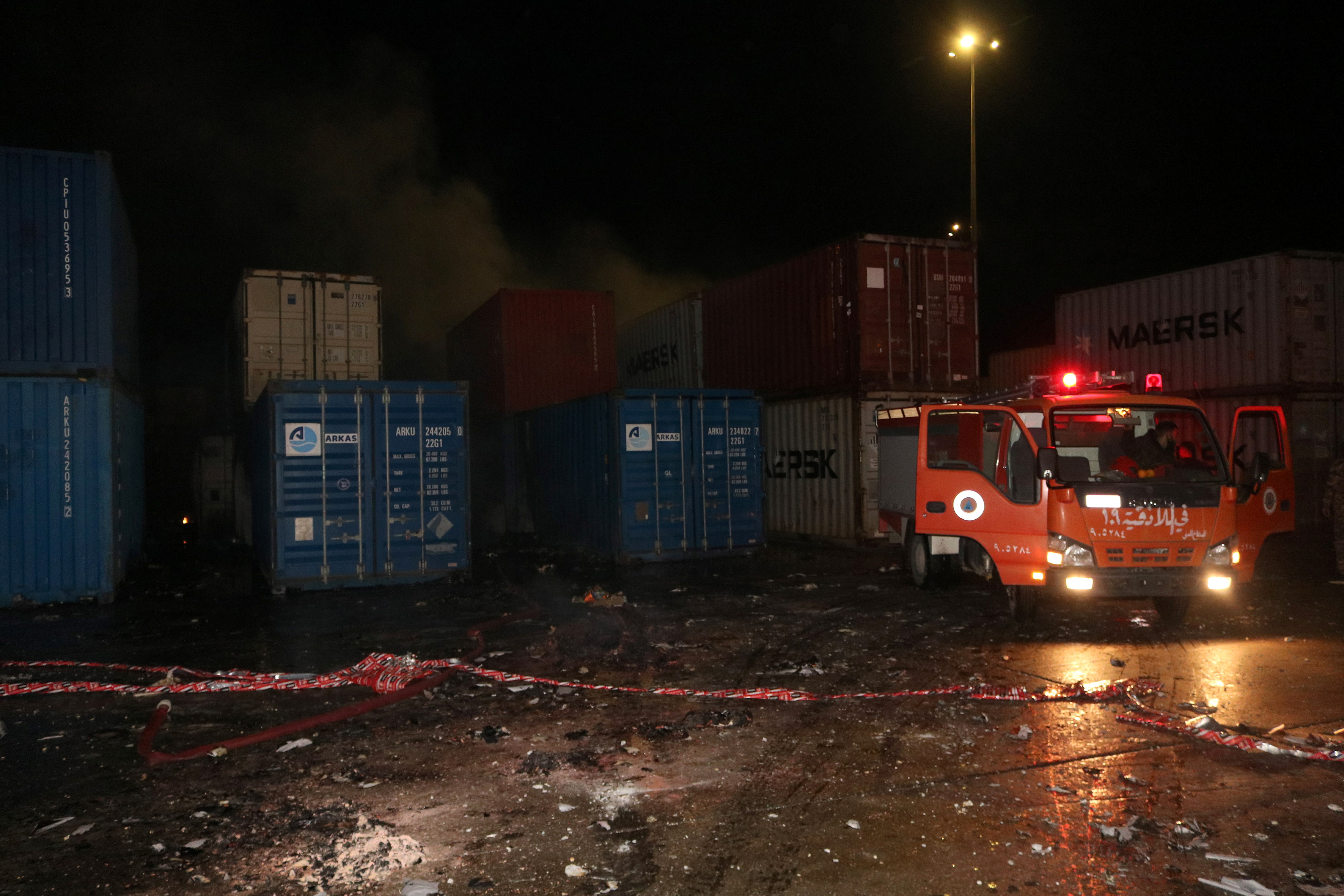 Syria says Israeli attacks Latakia port with air strike Reuters