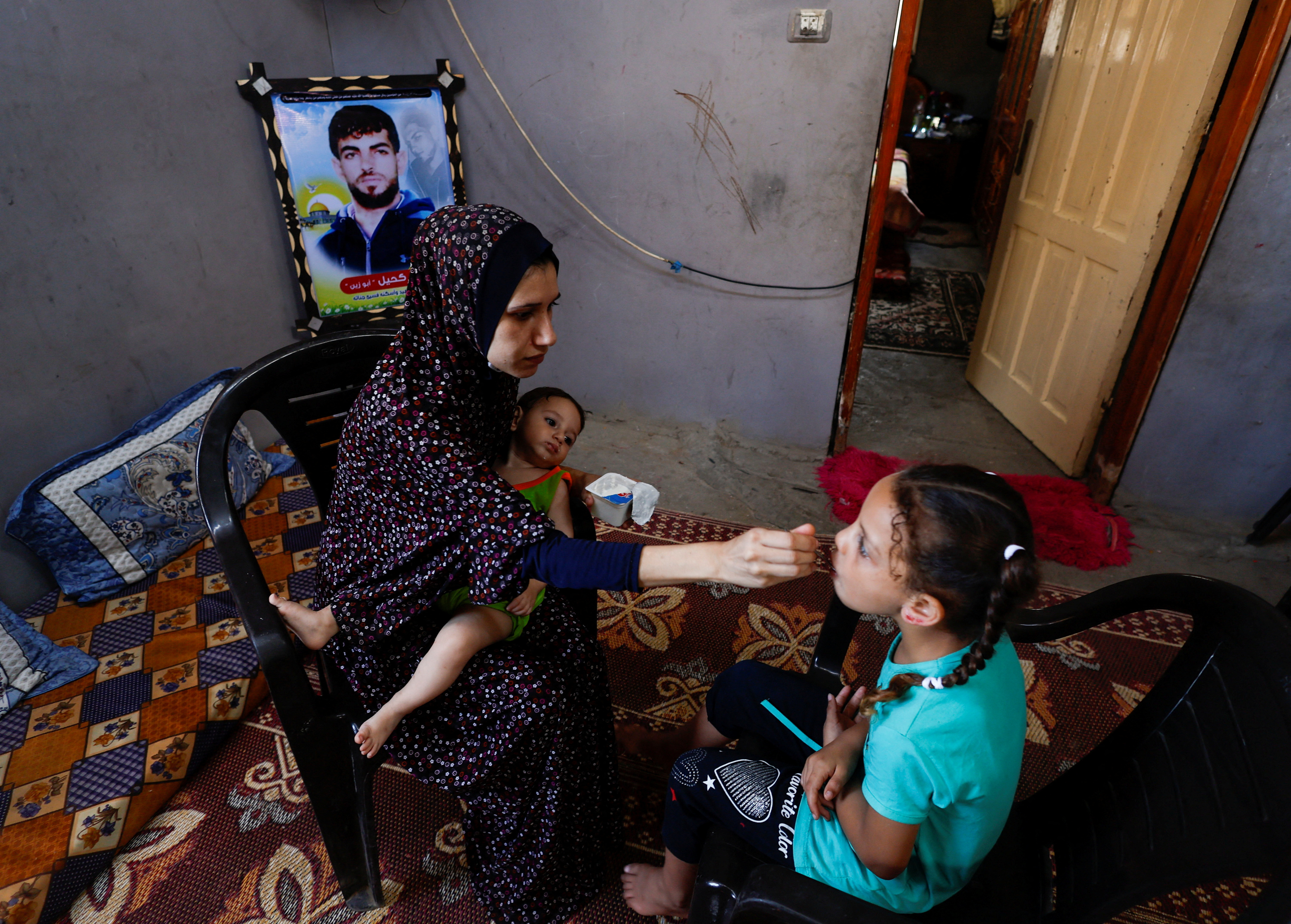 Gaza family destitute after father killed in air strike | Reuters