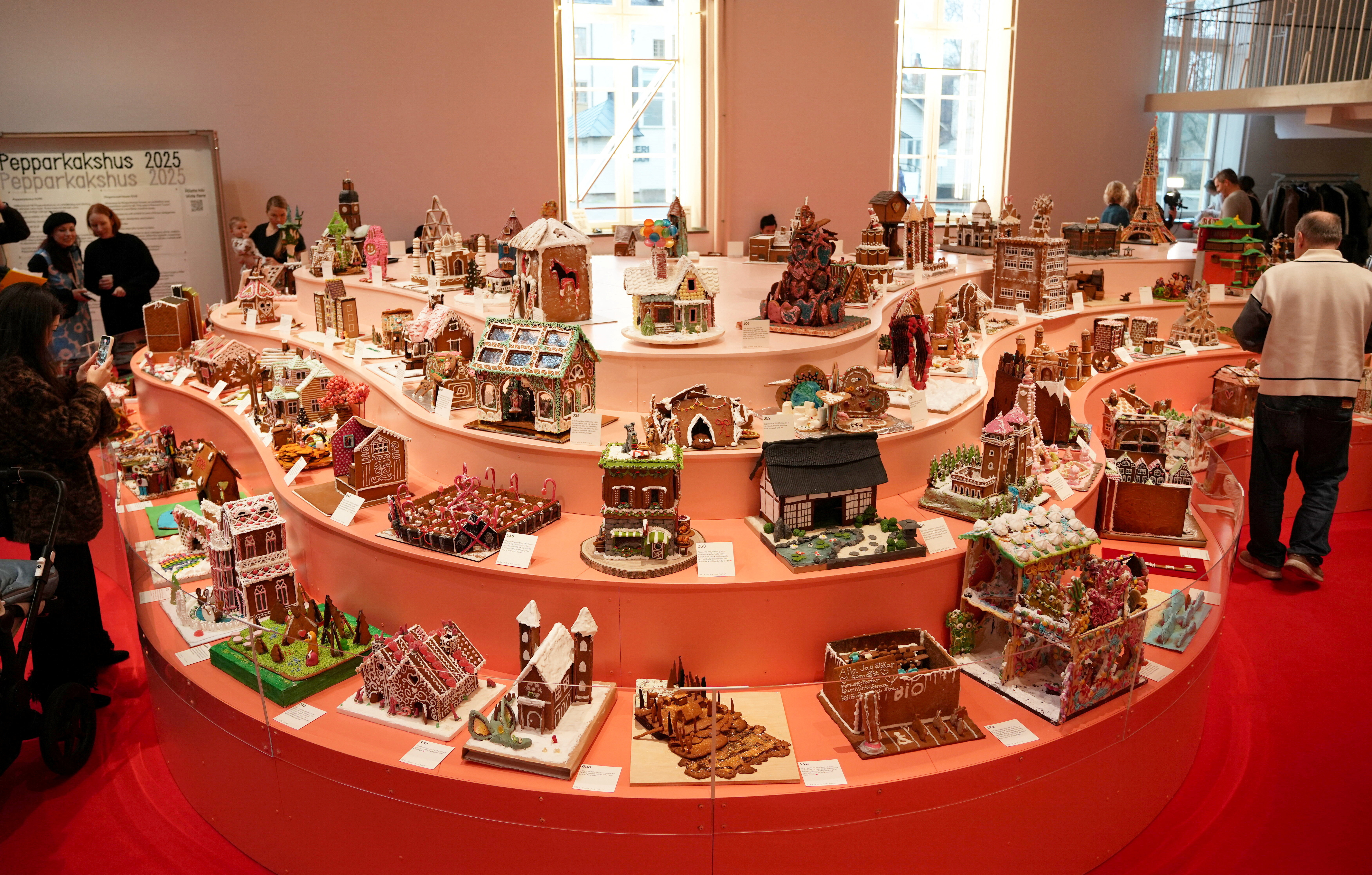 Gingerbread Labubu, Louvre heist on show at Stockholm Christmas