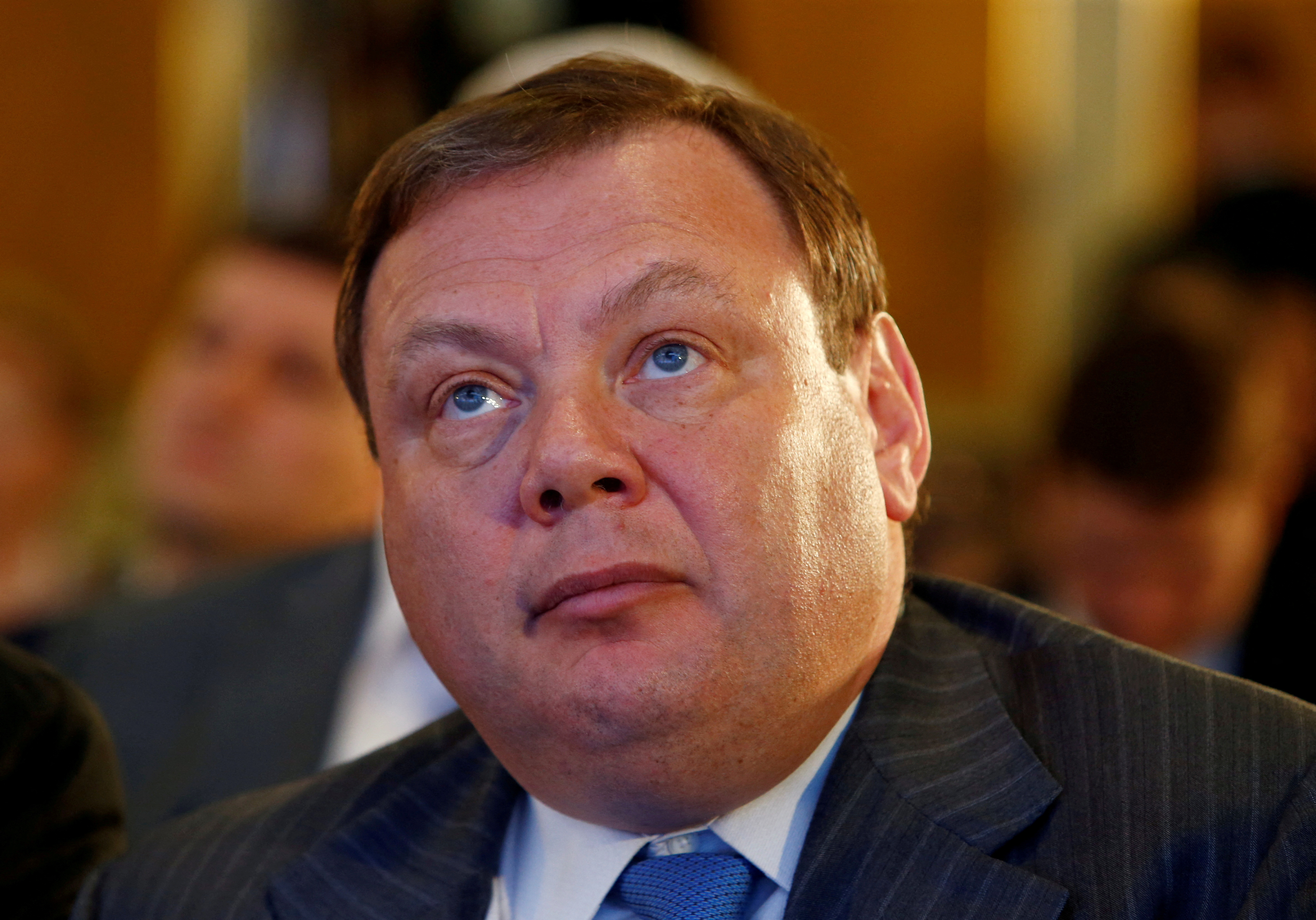 FILE PHOTO: Chairman of supervisory board of Alfa Group consortium Fridman attends session during Week of Russian Business in Moscow