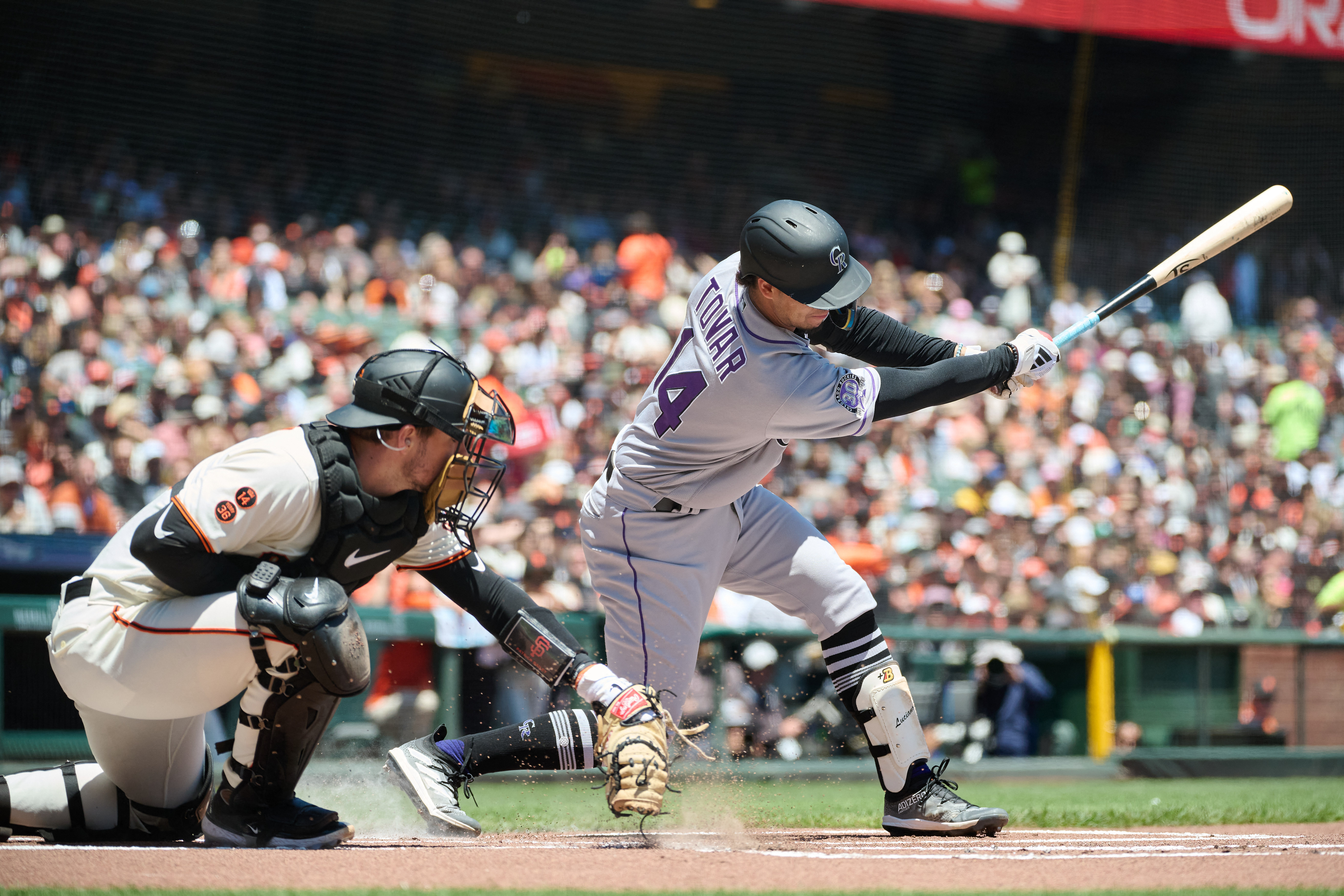 Men's C.J. Cron Colorado Rockies Authentic White Home Jersey