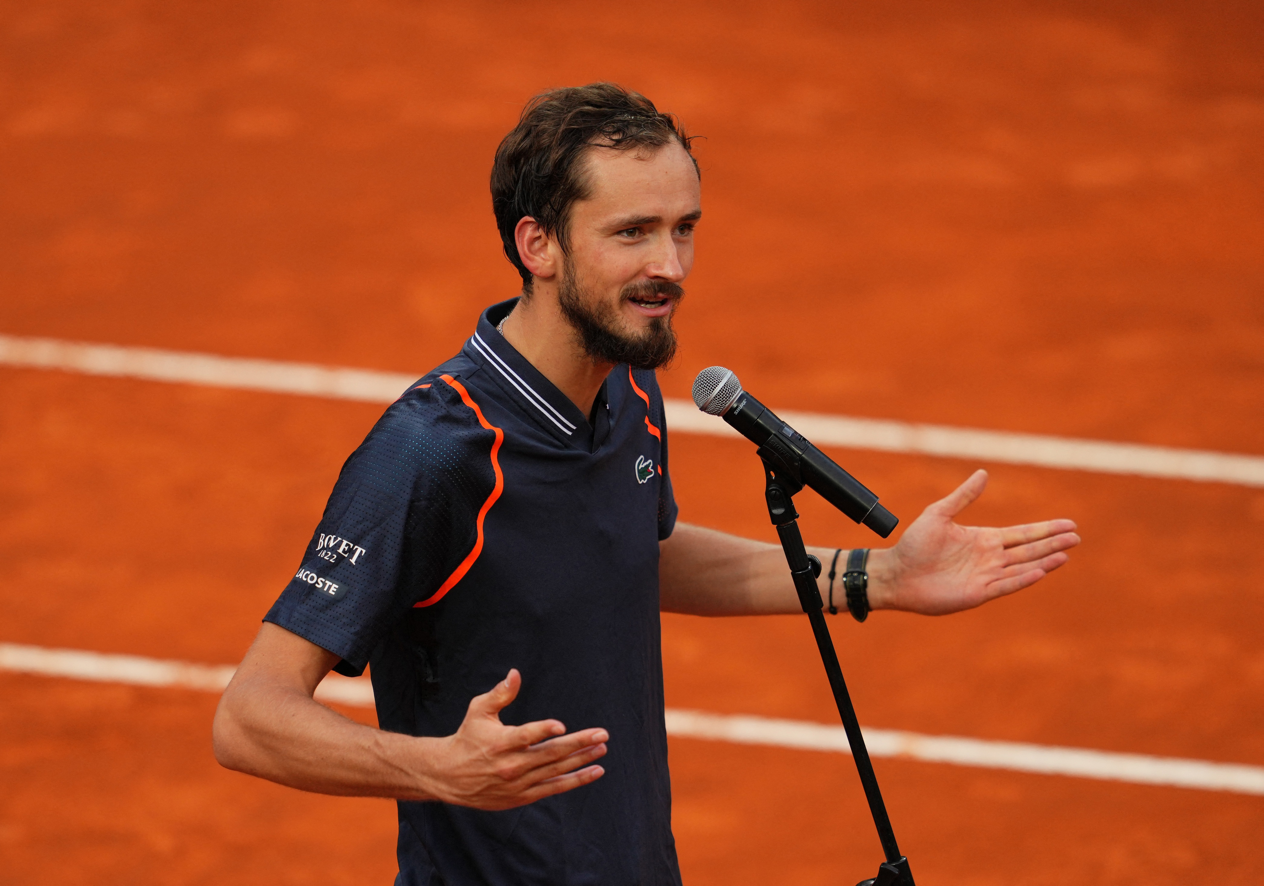 Medvedev outclasses Rune in Rome to capture first title on clay