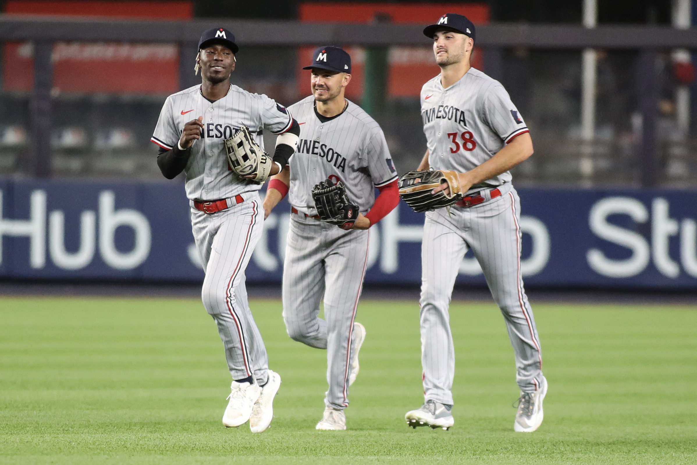 Twins score nine runs in first and rout Yankees in the Bronx