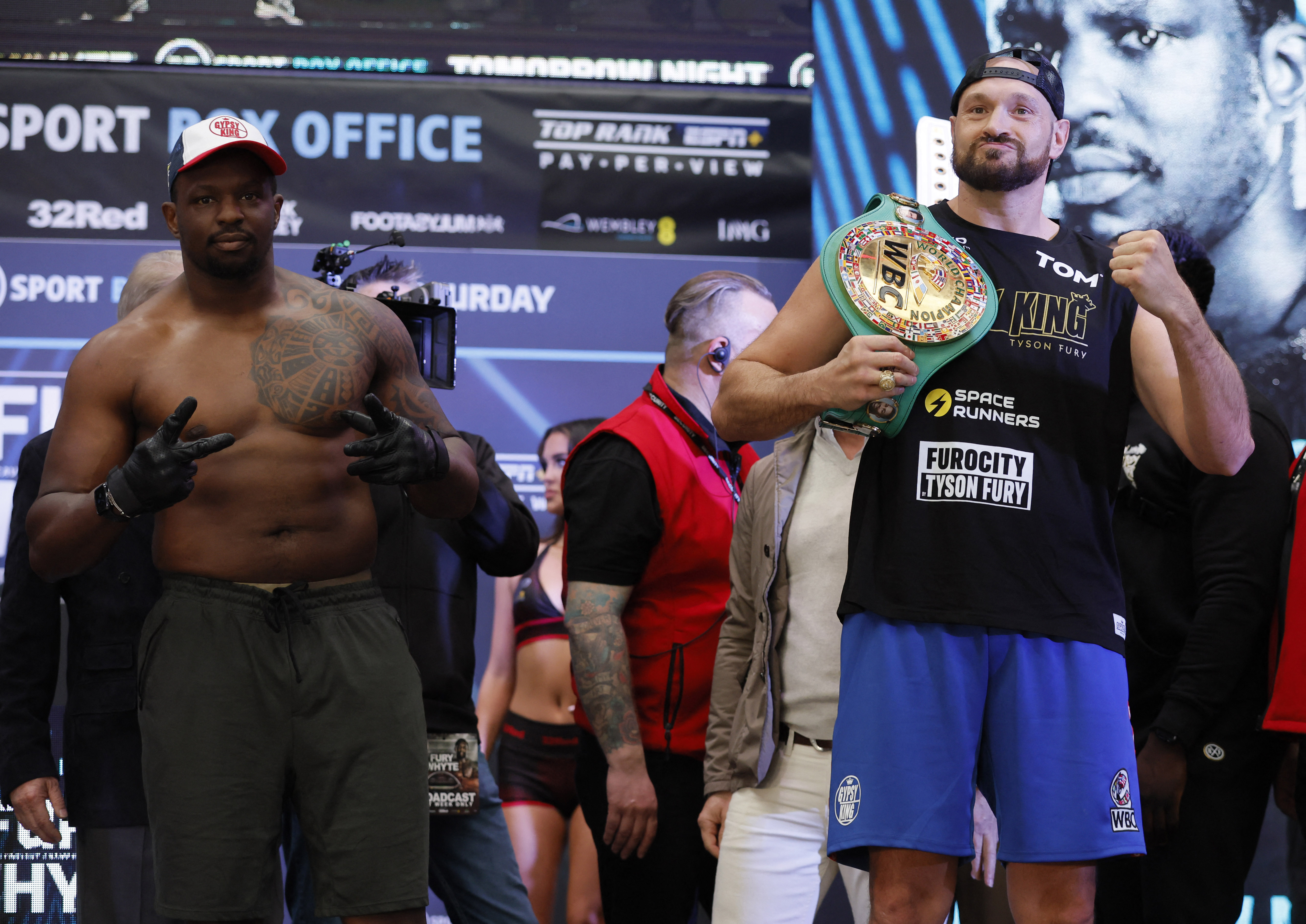 Tyson Fury contra Dillian Whyte Weigh-In
