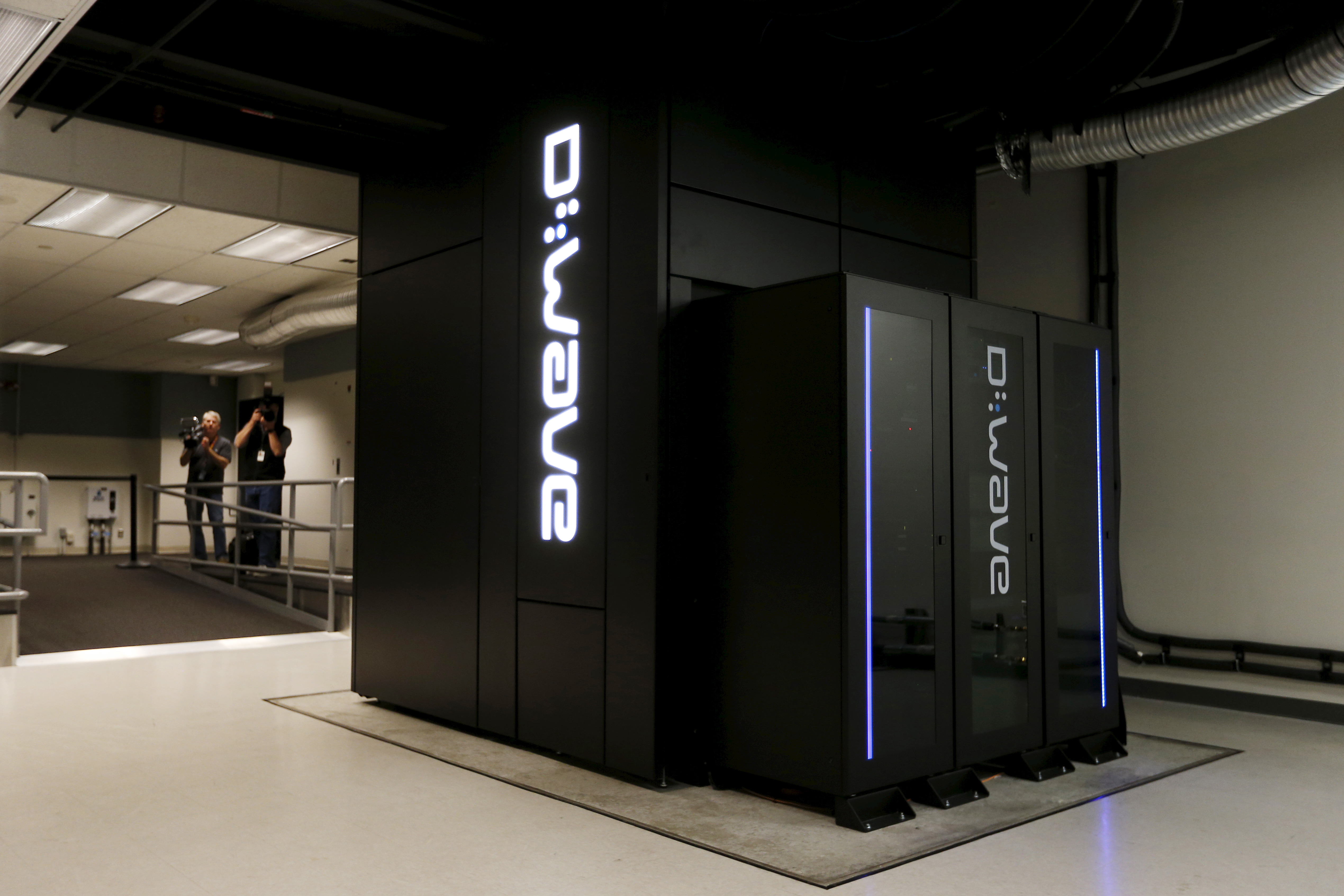 A D-Wave 2X Quantum Computer pictured during a media tour of the Quantum Artificial Intelligence Laboratory (QuAIL) at NASA Ames Research Center in Mountain View, California