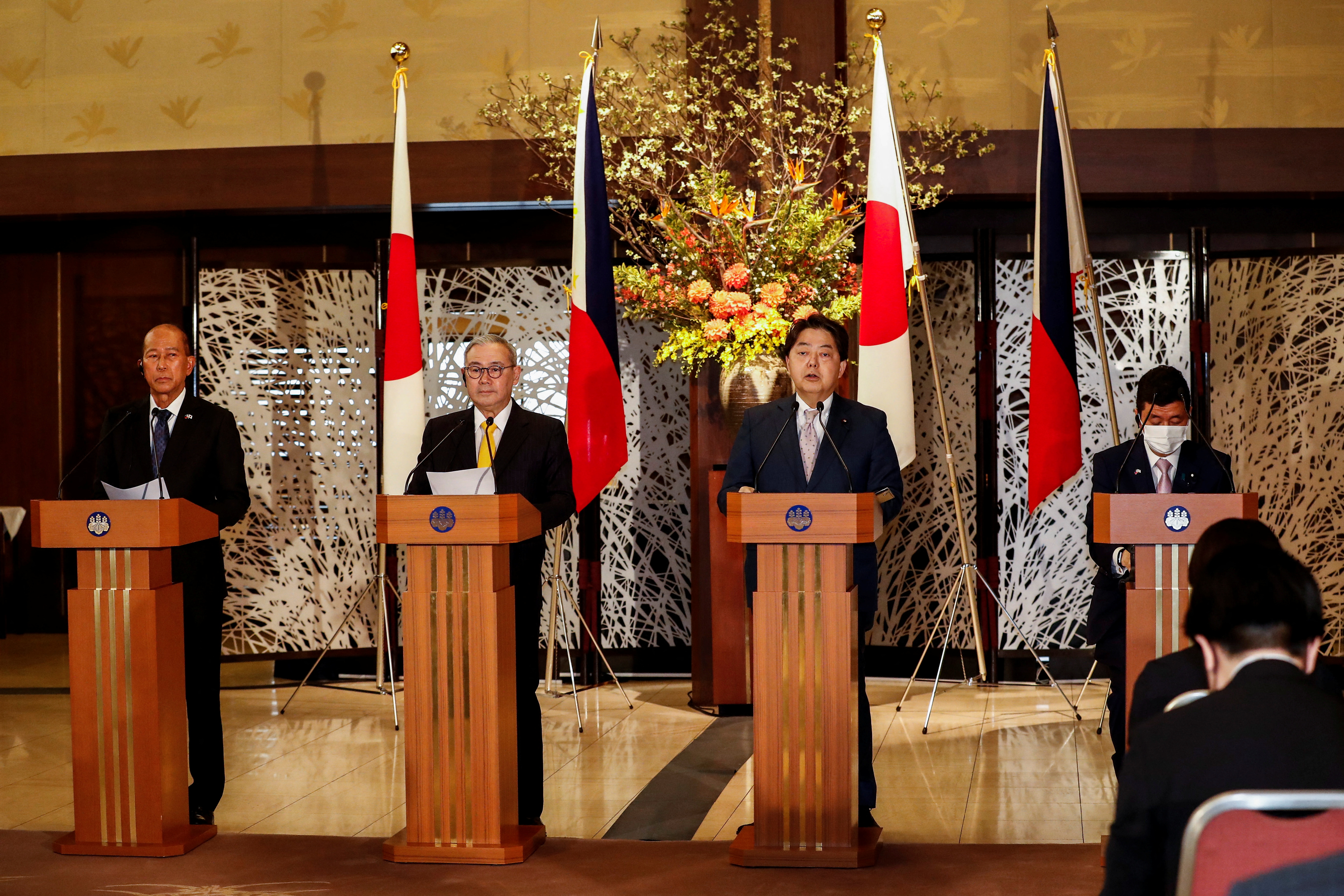 Japan and Philippines hold two-plus-two talks in Tokyo