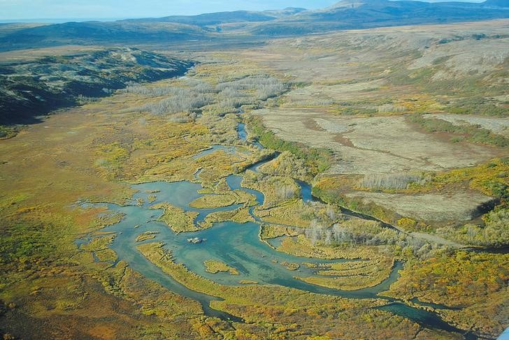 Handout photo of a view of the Upper Tularik Floodplain in the Bristol Bay watershed in Alaska