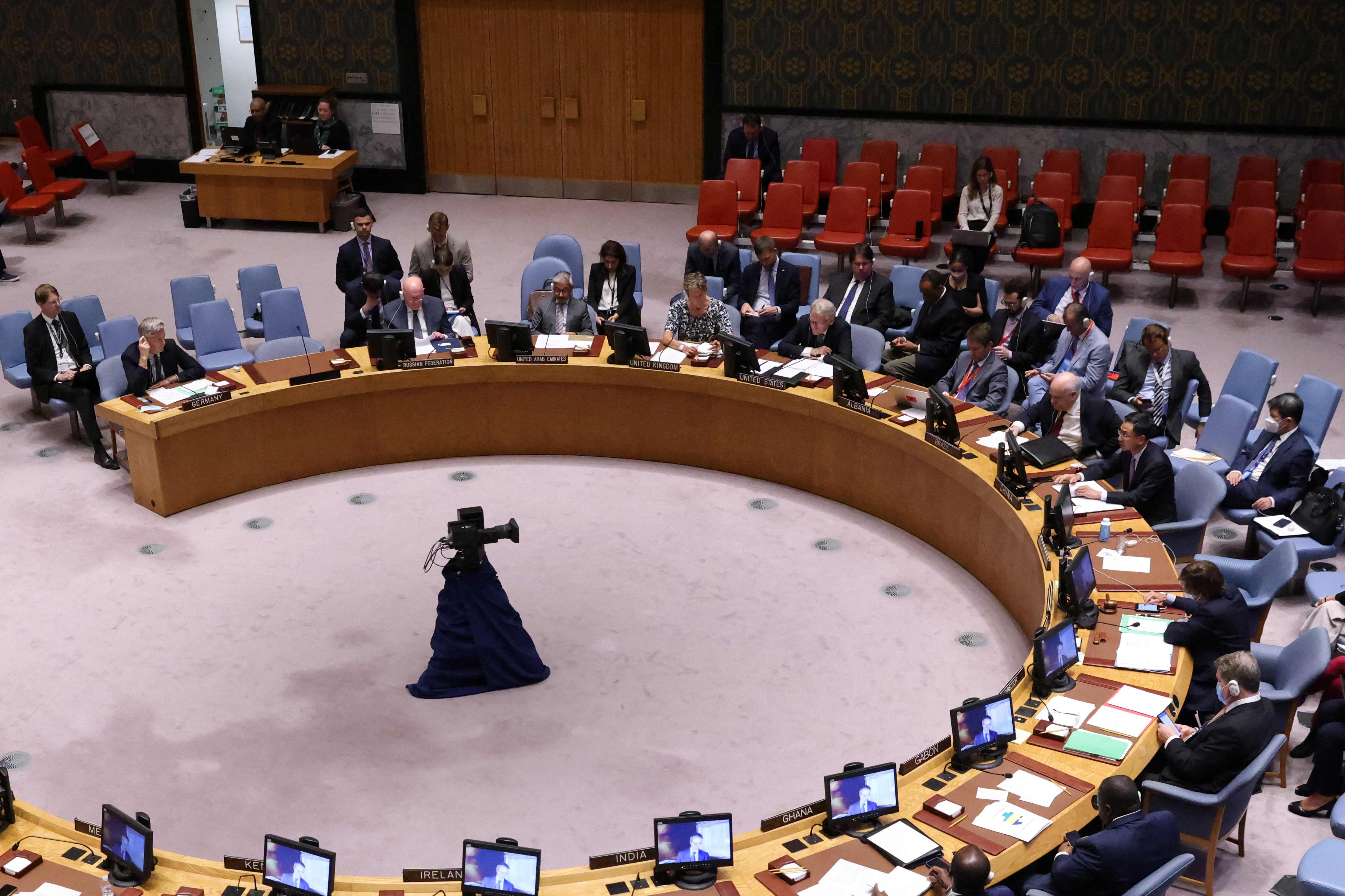 United Nations Security Council meeting in New York