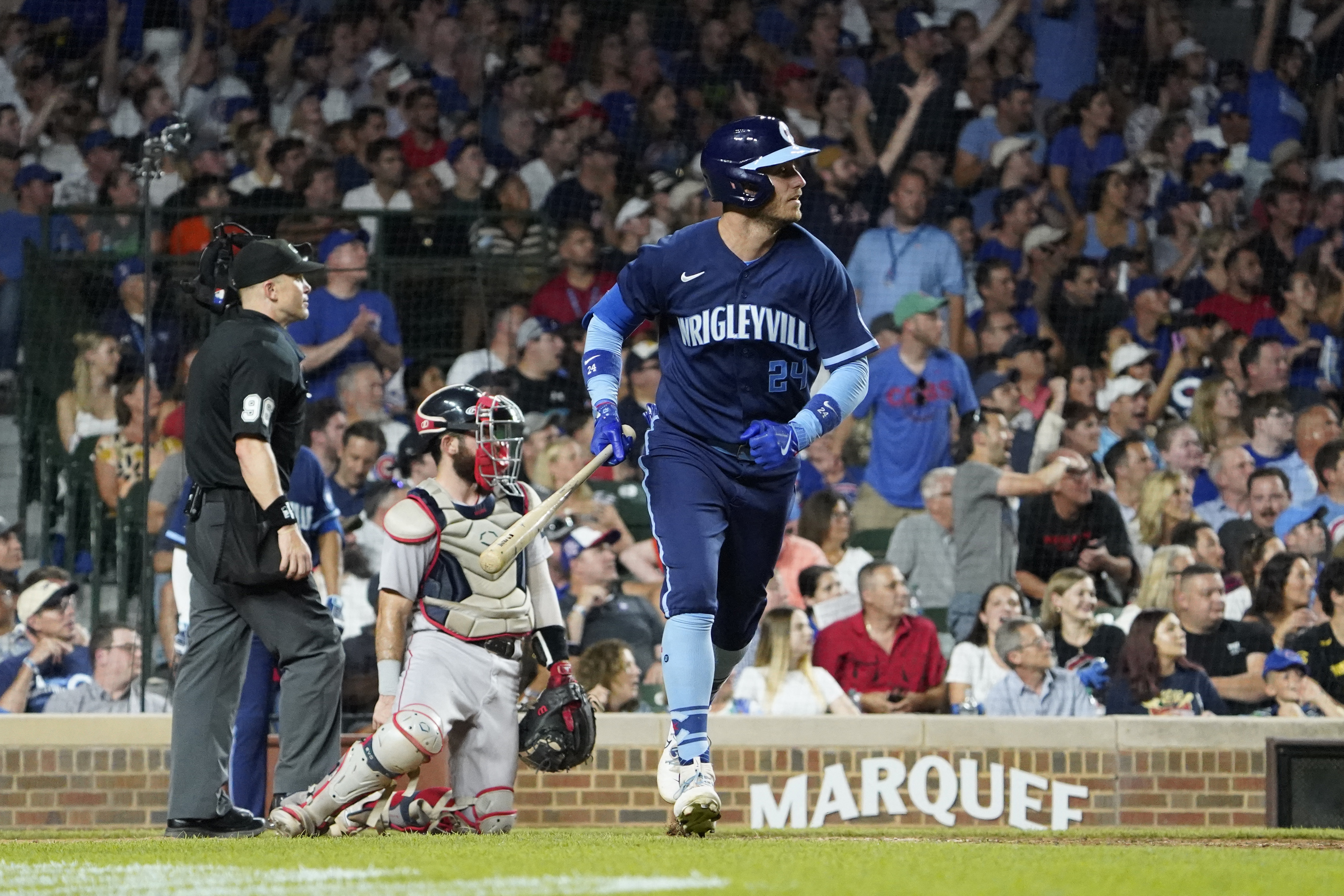 Devers, Turner lead Boston's HR derby; Red Sox top Cubs 8-3 for