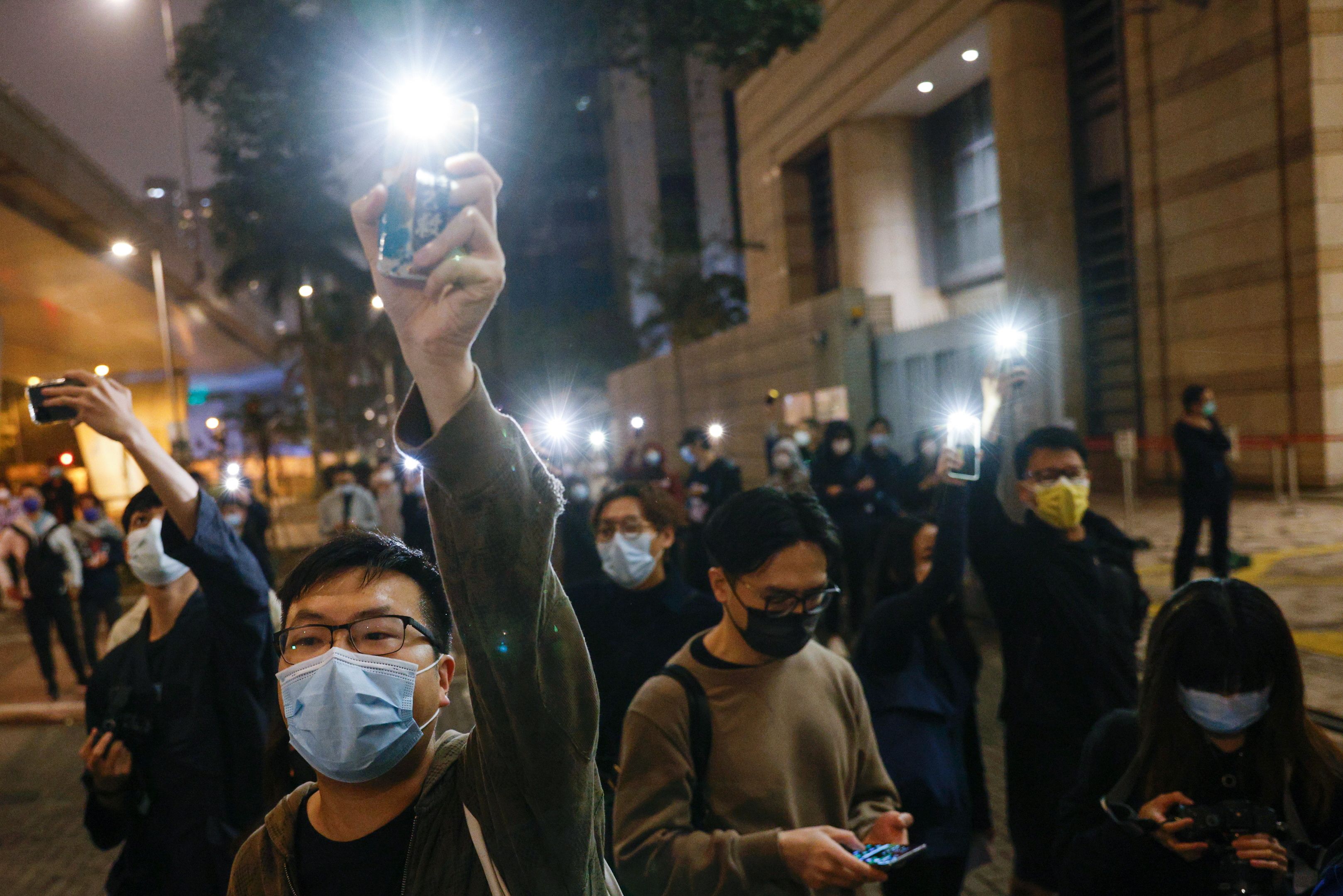 Four Hong Kong activists released on bail after prosecutors withdraw ...