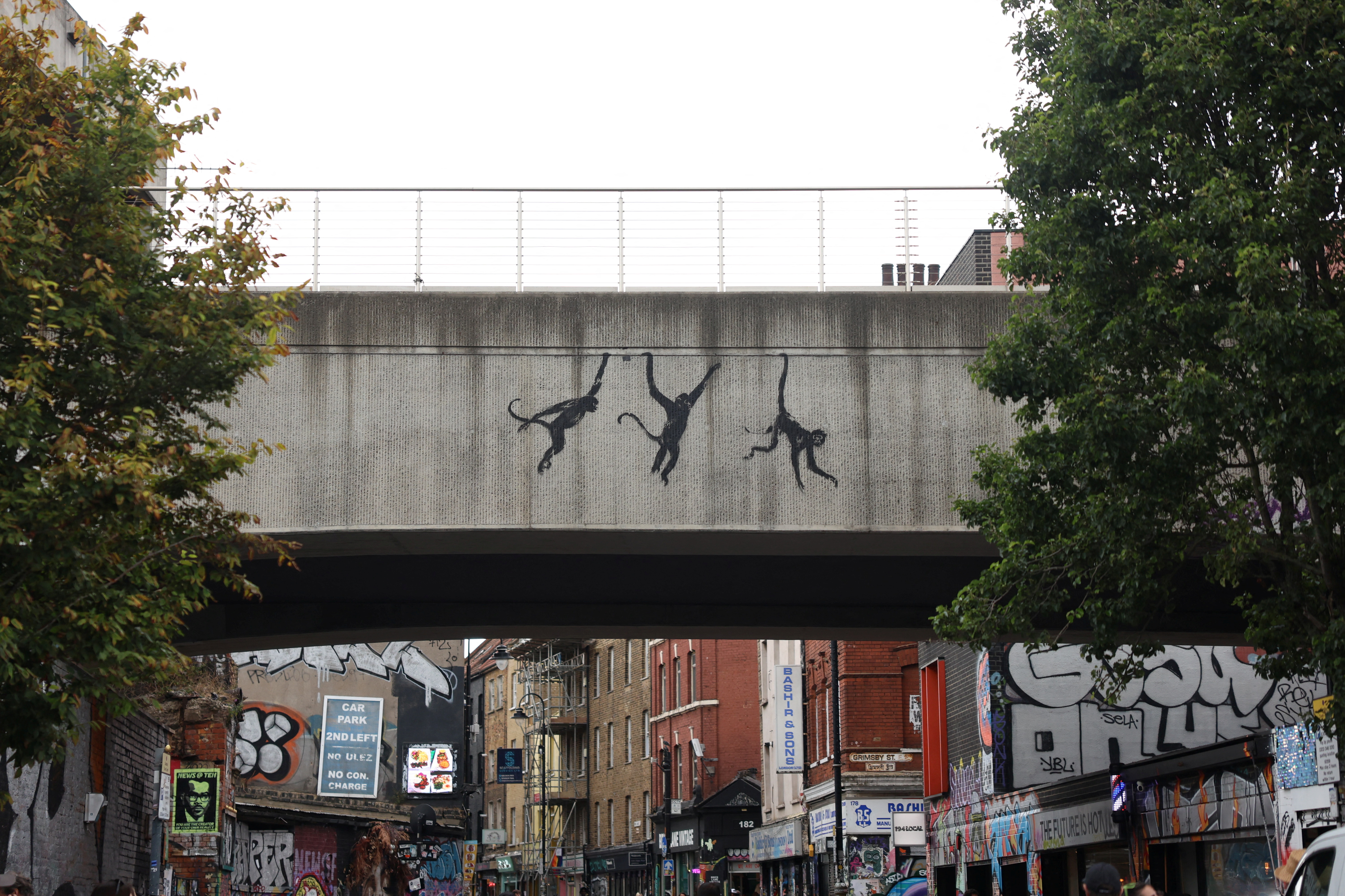 New artwork by Banksy in London