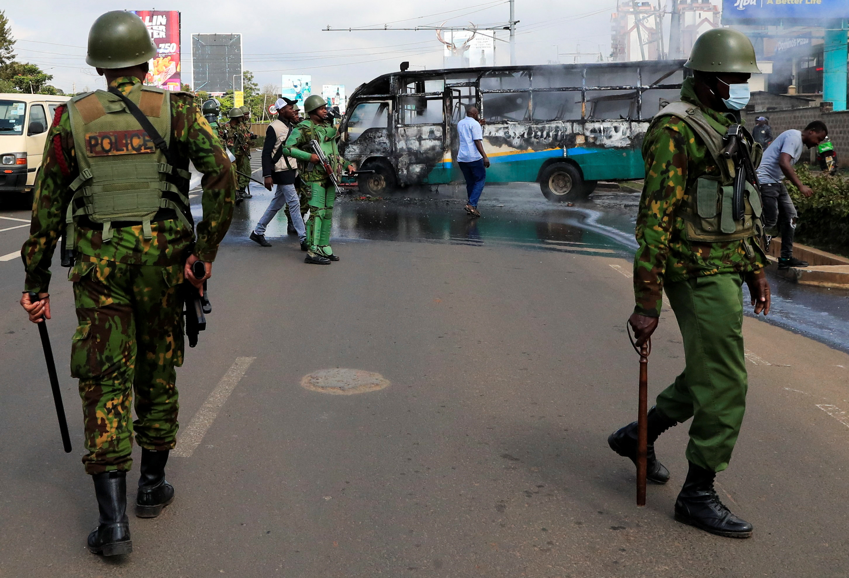 Kenyan Police Fire Tear Gas As Anti-government Protests Resume | Reuters