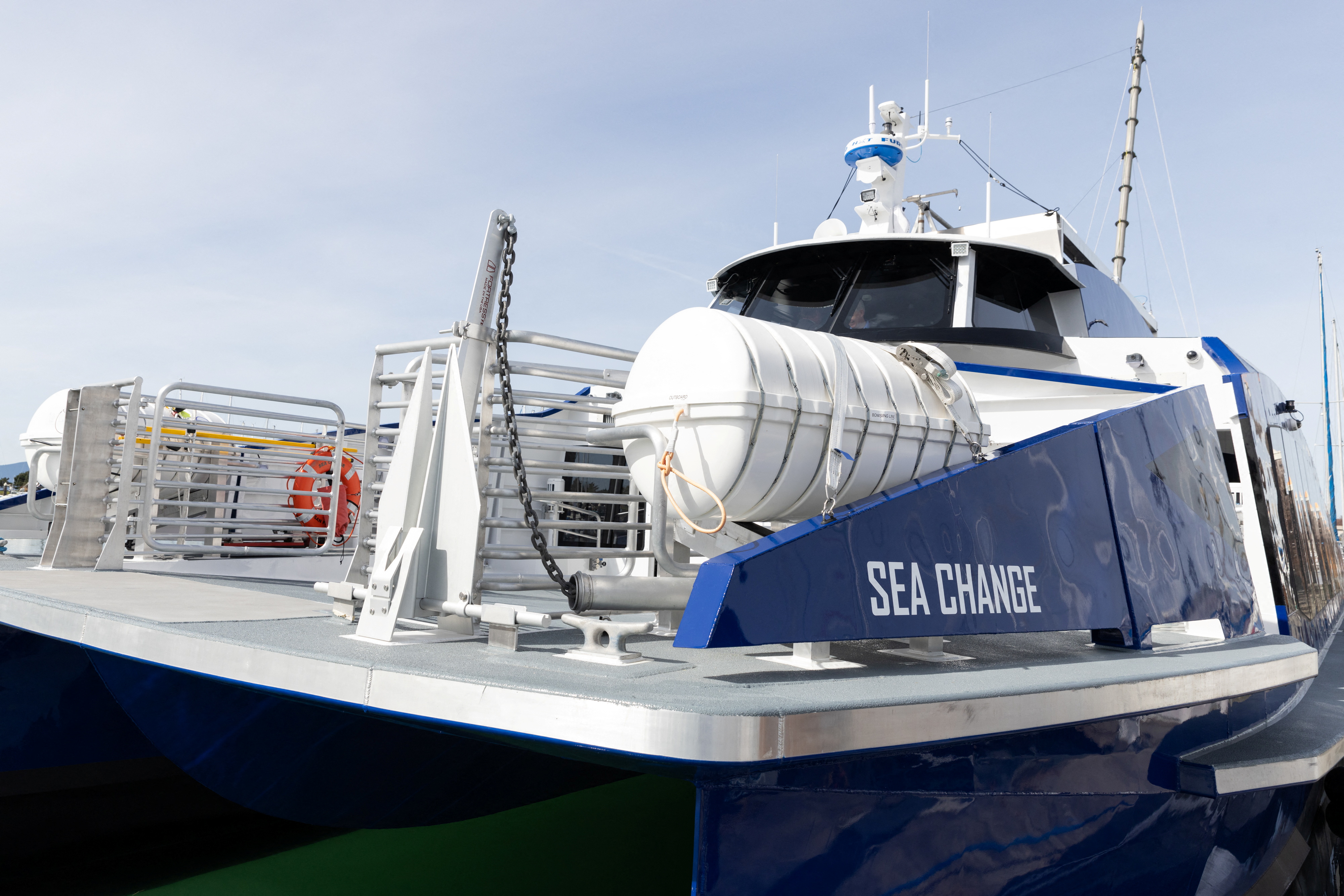 Hydrogen-powered ferry prepares to launch in San Francisco Bay