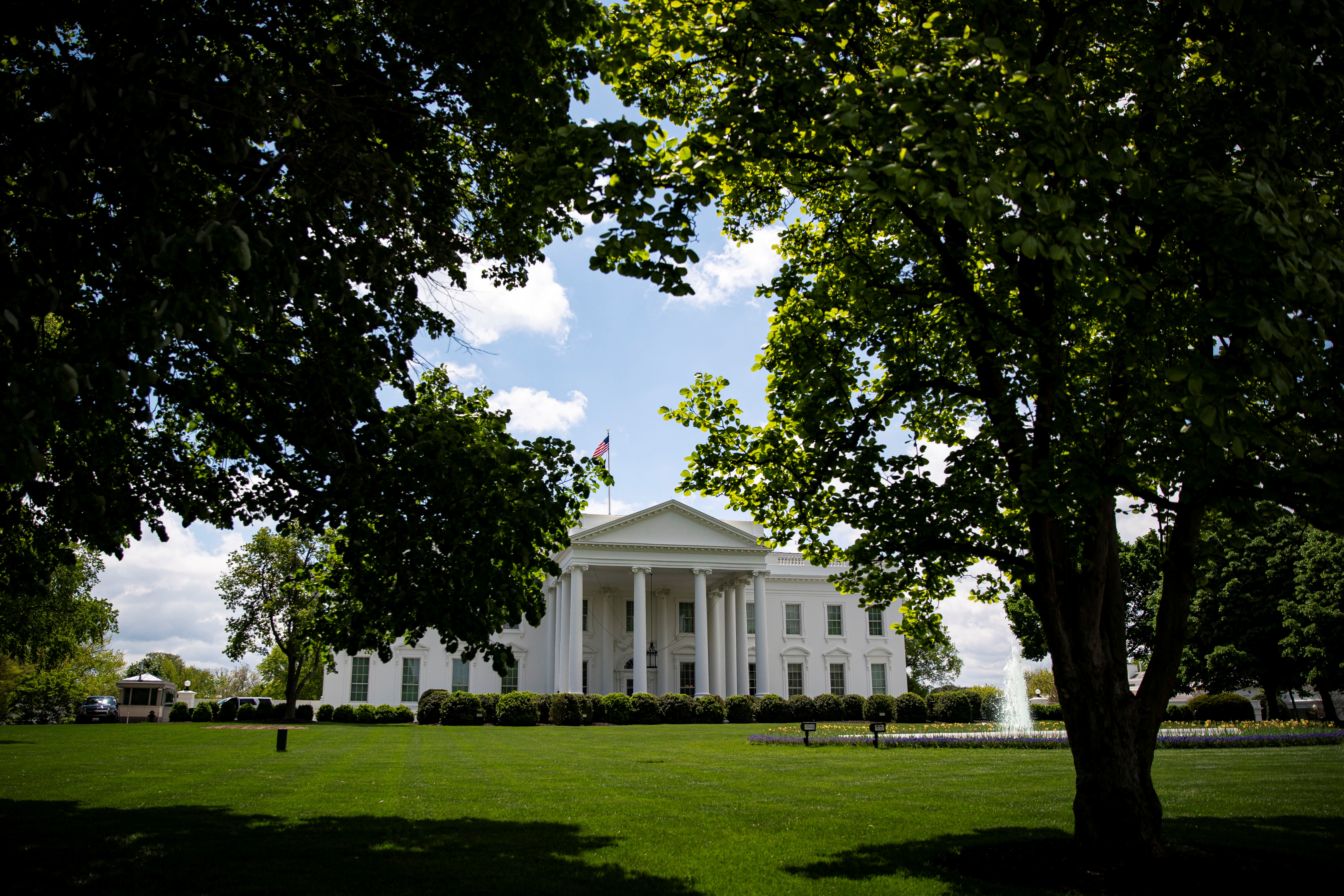 The White House is pictured in Washington