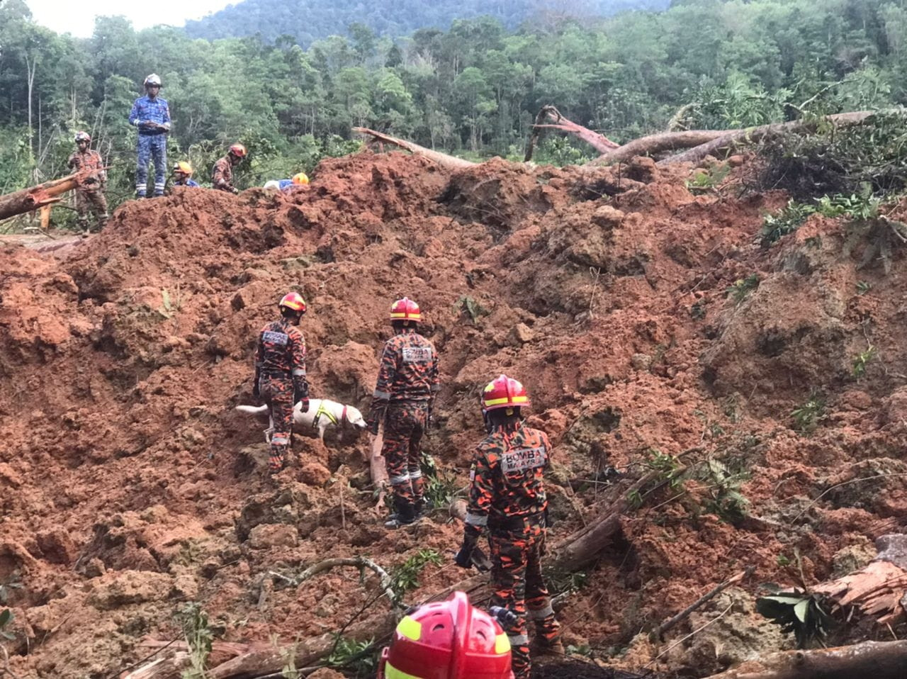Landslide in Batang Kali, Selangor State