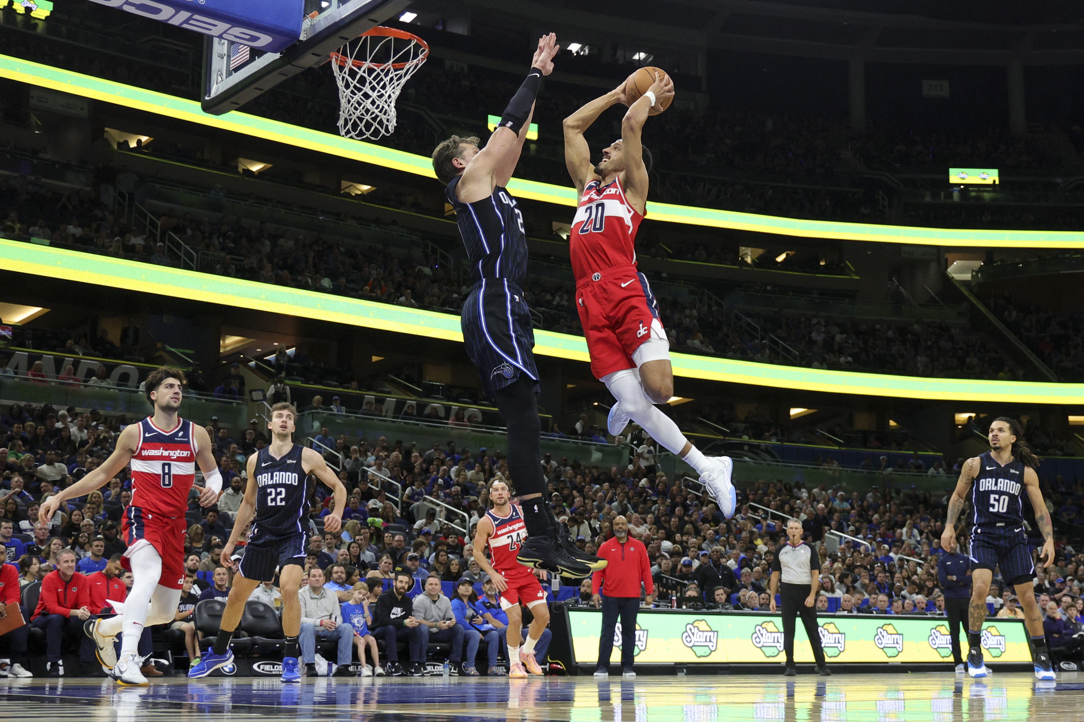 Wagner, Banchero lead Magic to win over Wizards for ninth straight victory