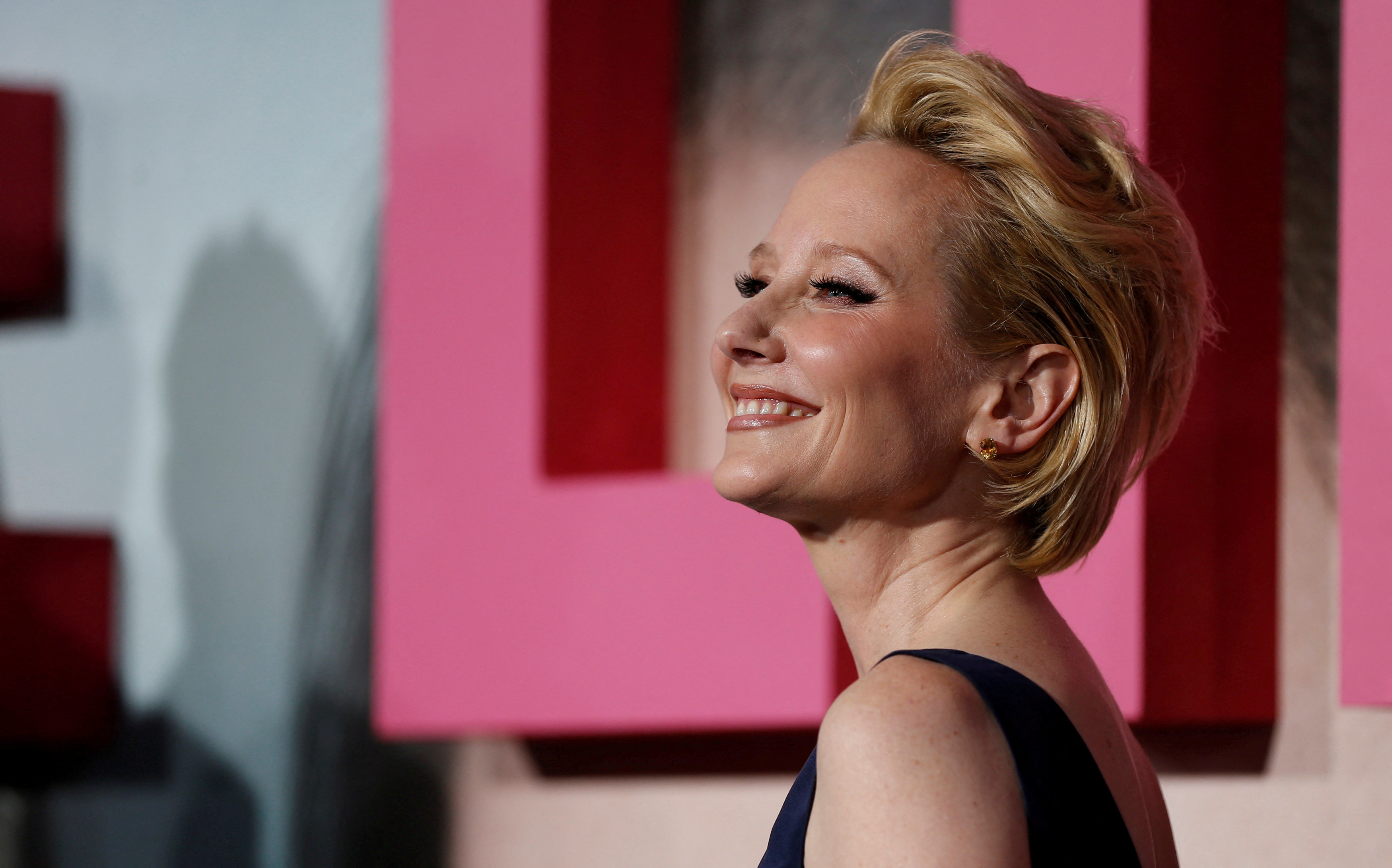 Actor Heche poses at the premiere of the HBO television series 