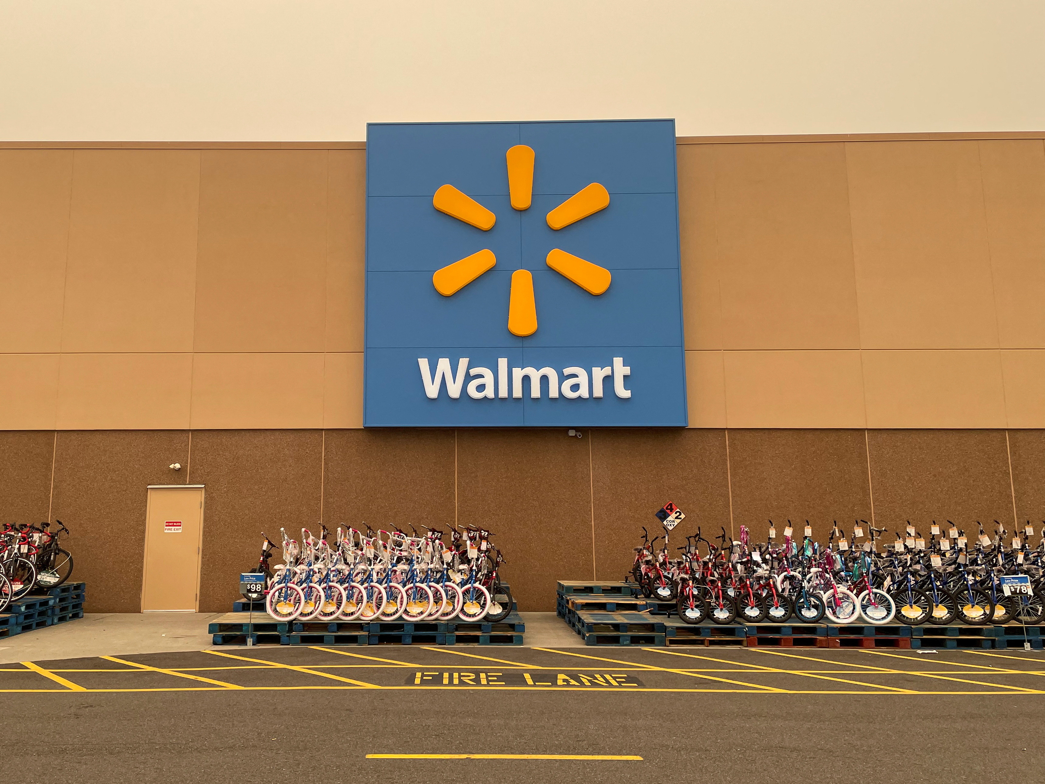 View of Walmart's newly remodeled Supercenter, in Teterboro, New Jersey