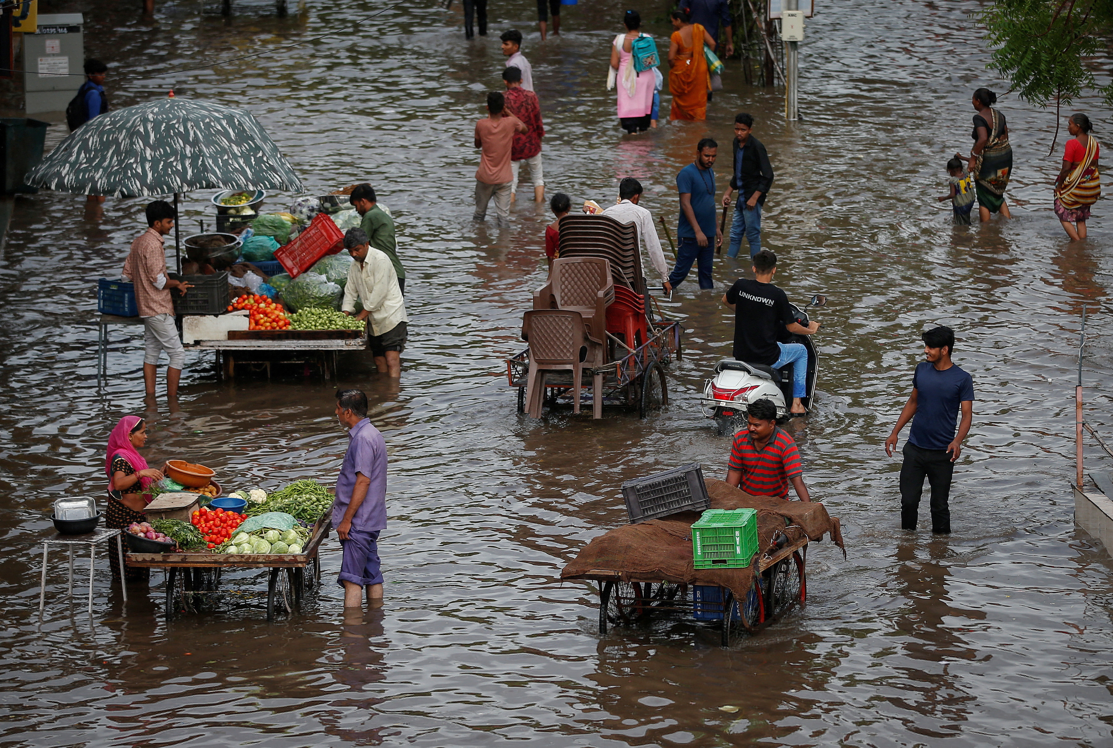India's monsoon rains cover entire country, still lower than average |  Reuters