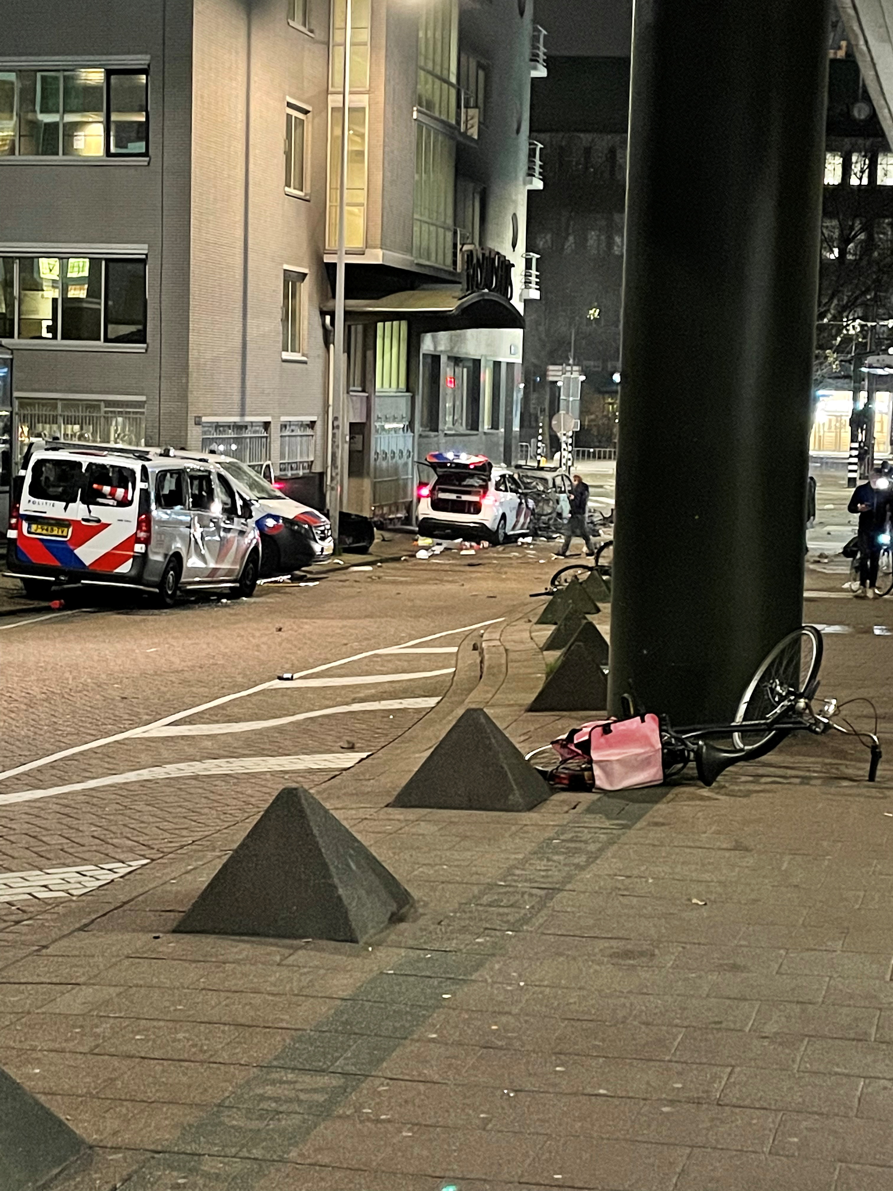 Protests against coronavirus disease (COVID-19) measures in Rotterdam