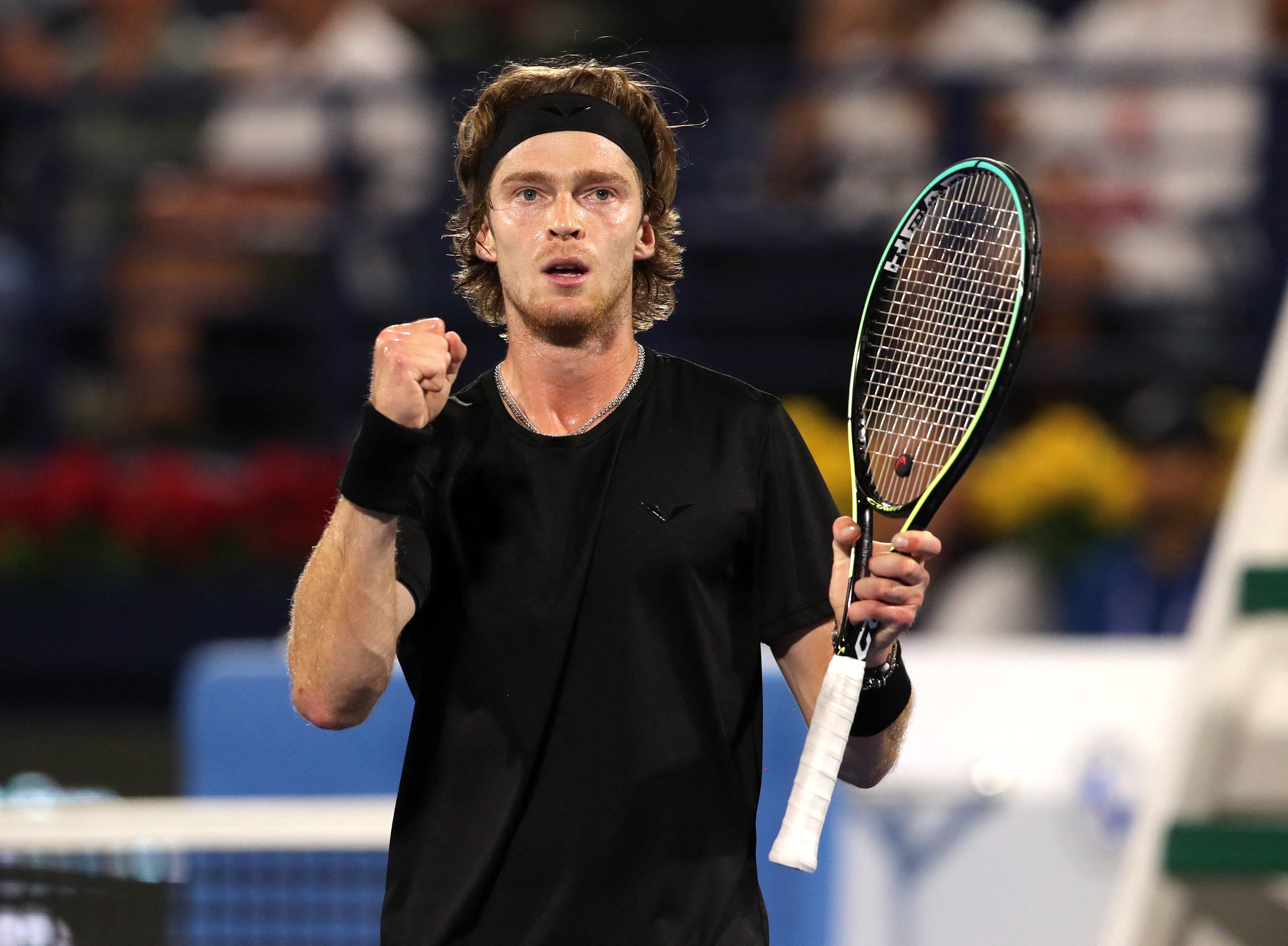 Russian tennis star Andrey Rublev writes 'No War Please' after Dubai  semifinal win - ESPN