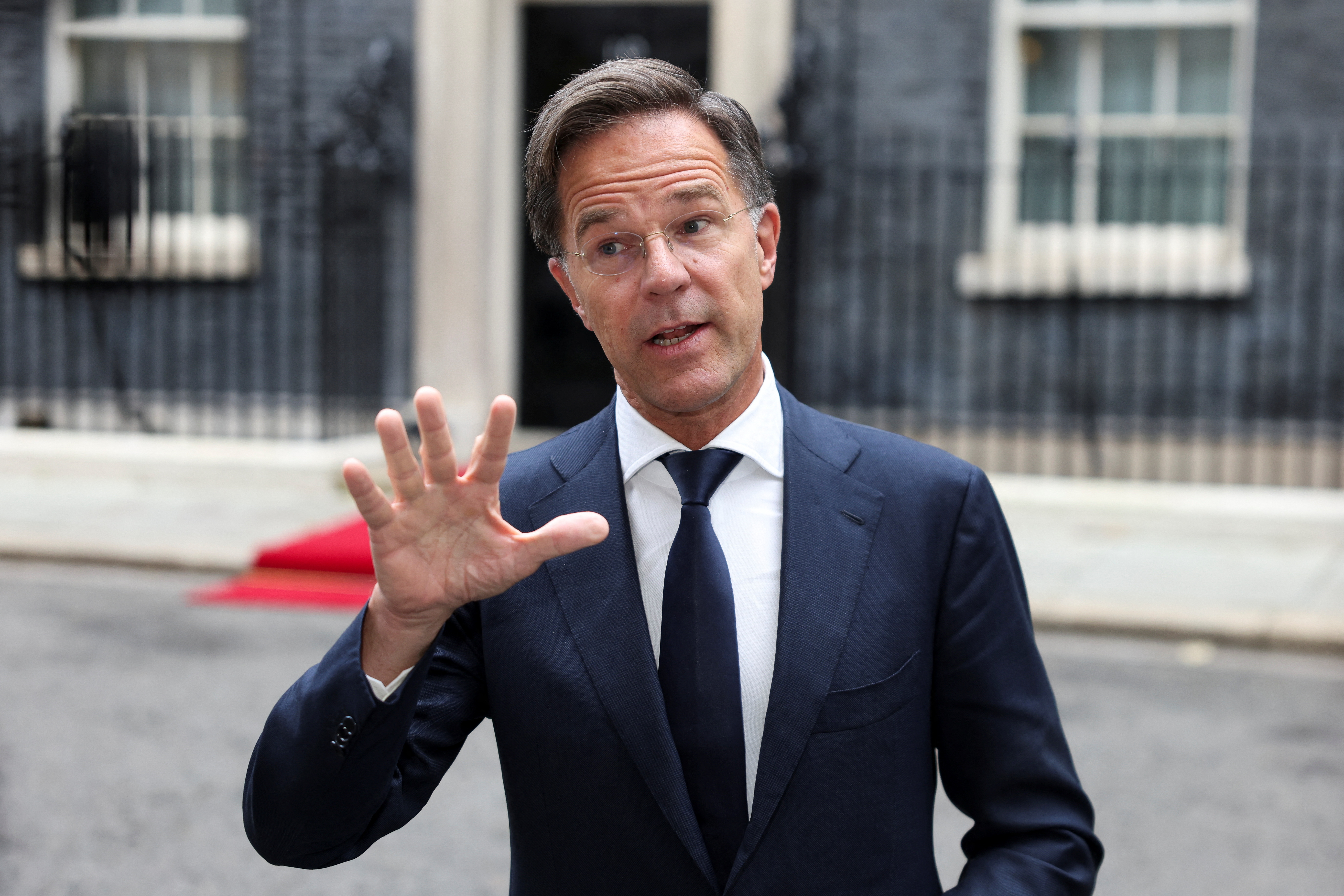 NATO Secretary General Rutte visits Downing Street