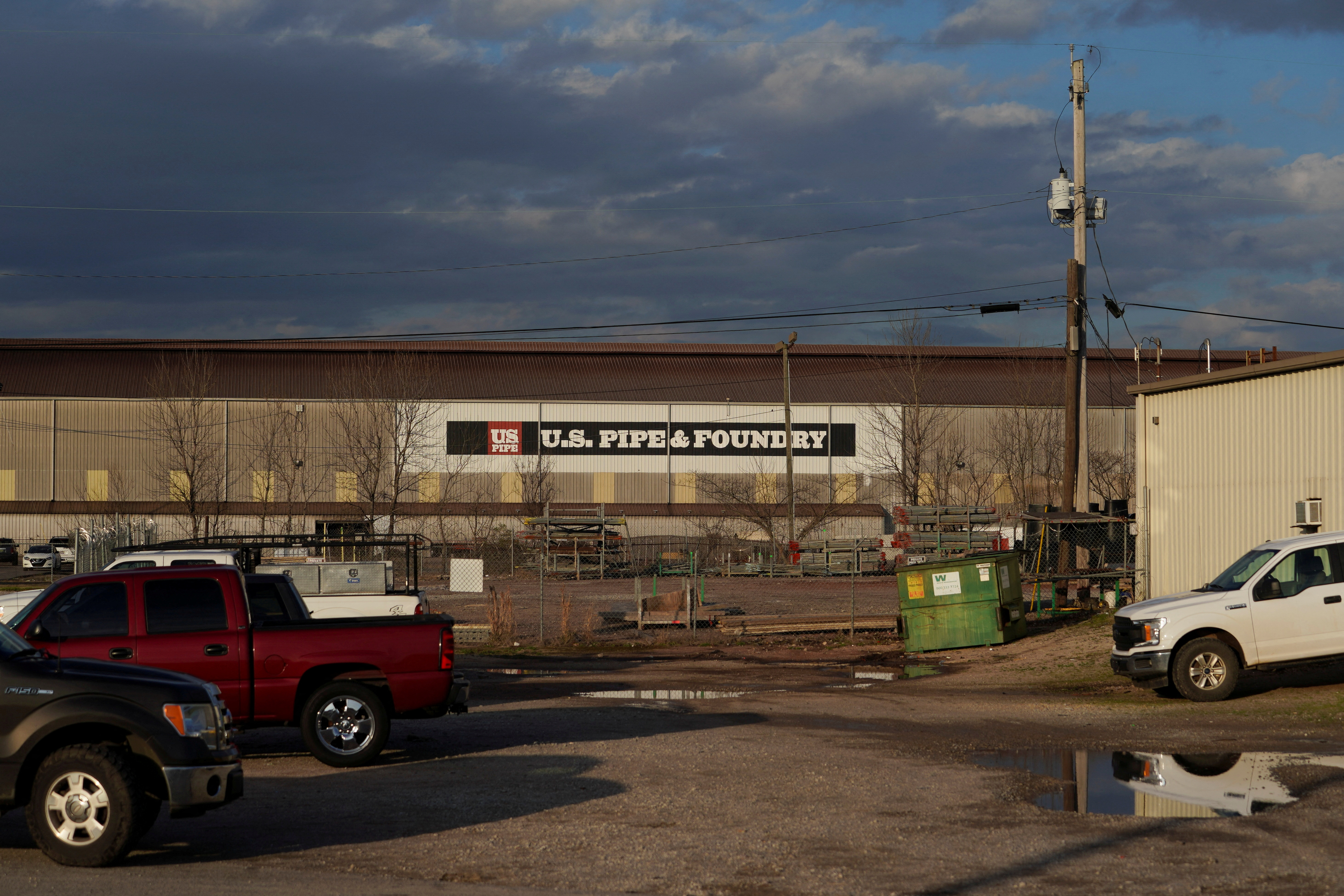 A U.S. Pipe factory is seen in Bessemer
