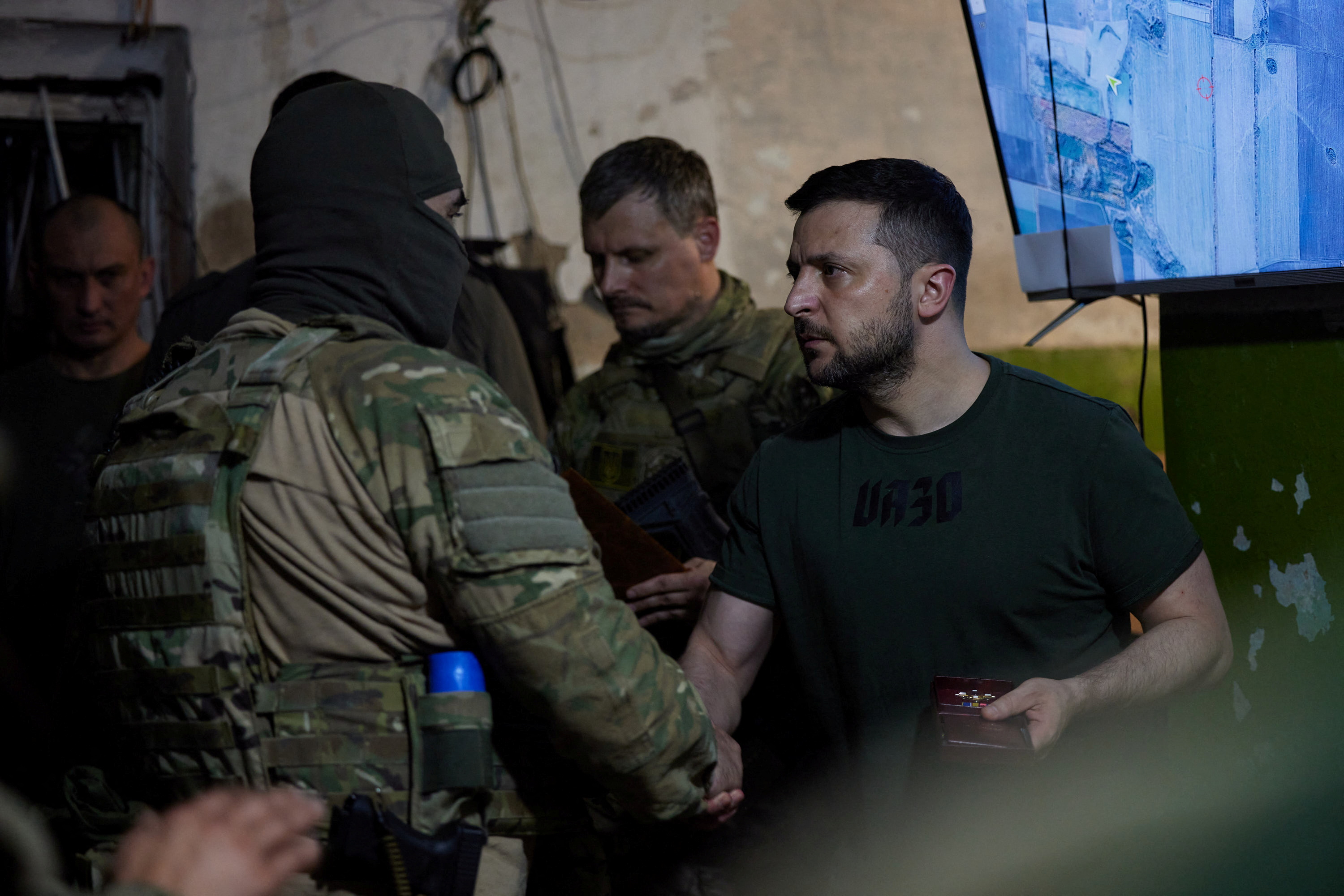 Zelenskiy Says Ukrainian Forces Not Giving Up Positions In ...