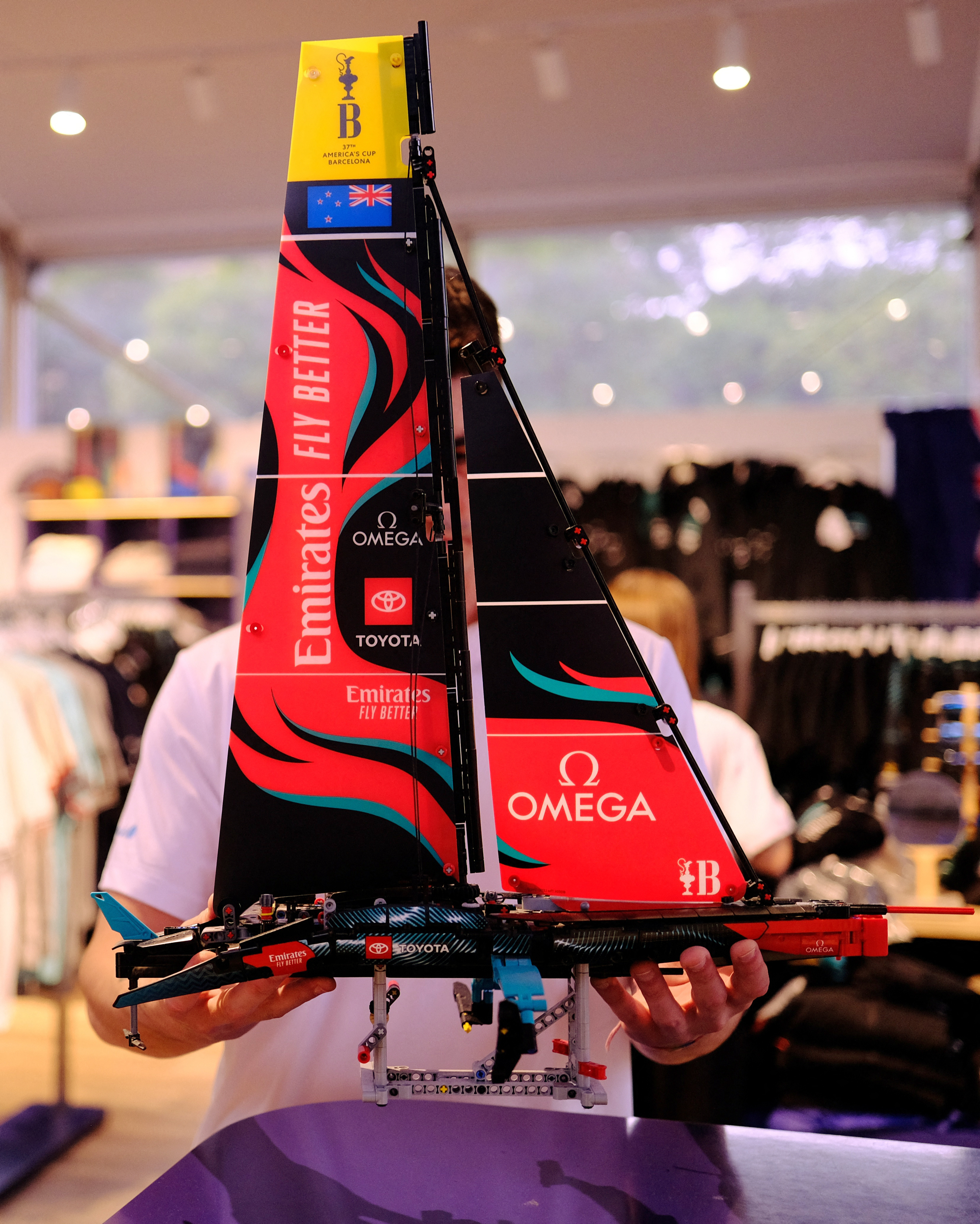 Lego's New Zealand boat a hit among America's Cup crews Reuters