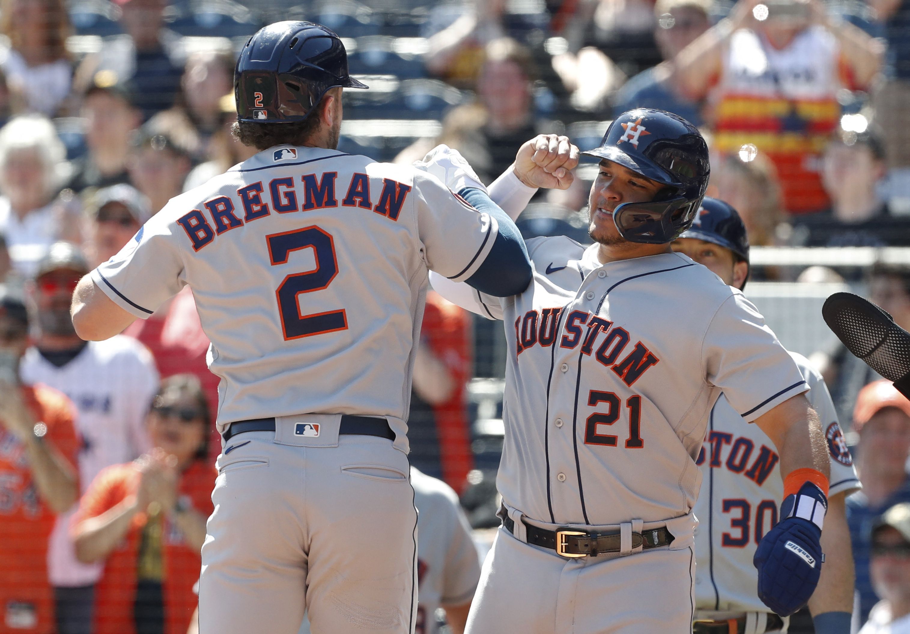 Astros' Alex Bregman collects first major league hit - The
