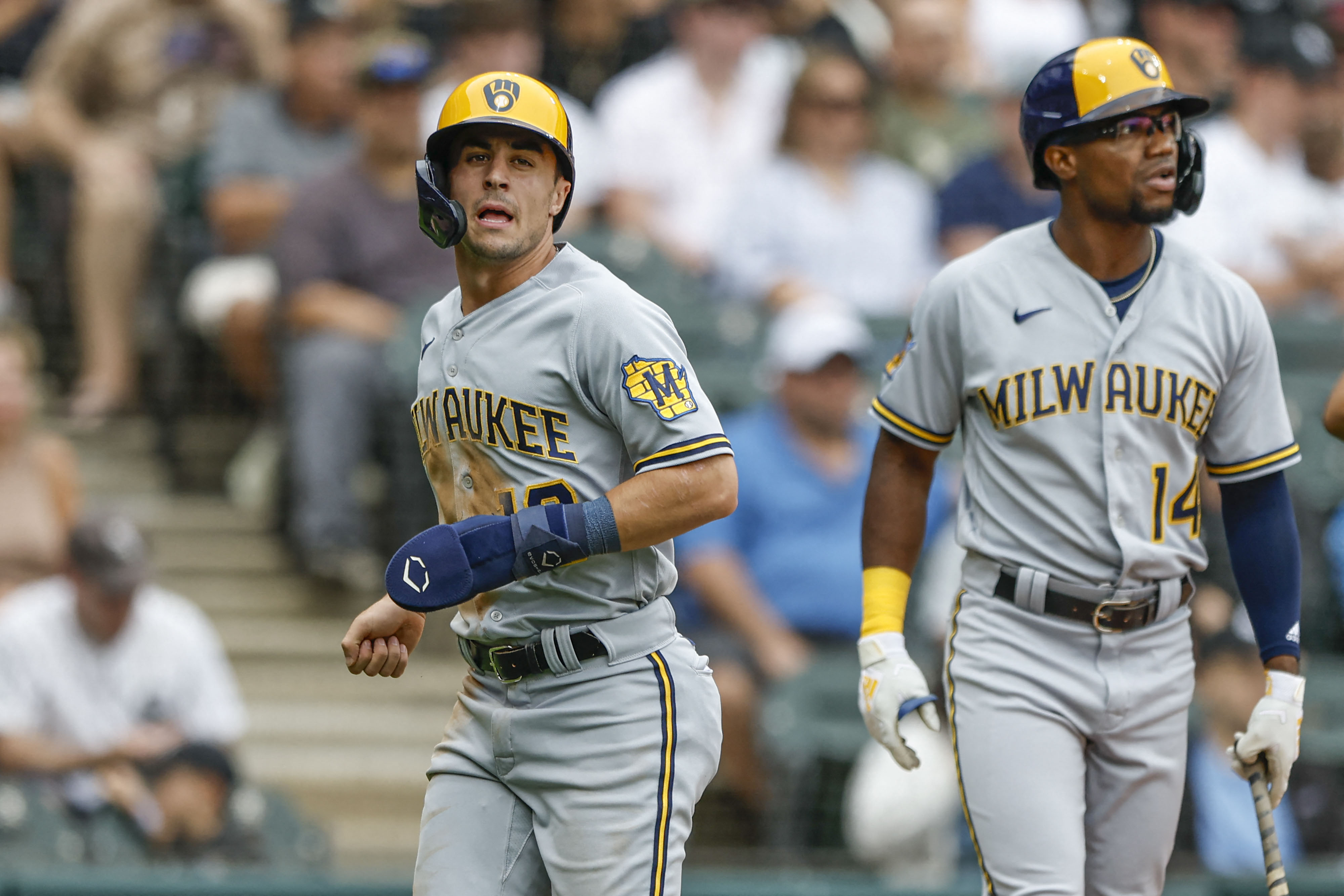 Freddy Peralta, Carlos Santana push Brewers past White Sox