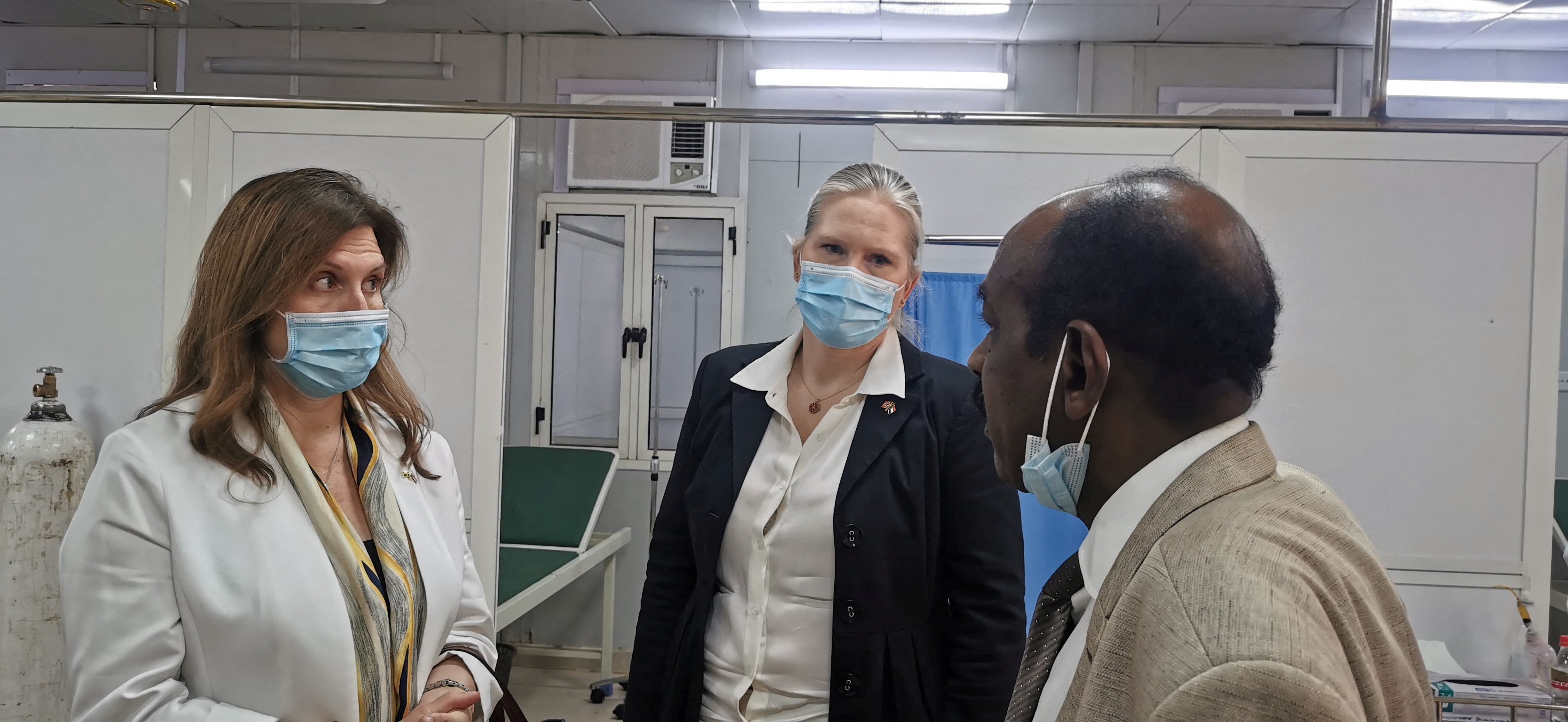 Swedish And Norwegian ambassadors to Sudan visit Khartoum Teaching Hospital in Khartoum