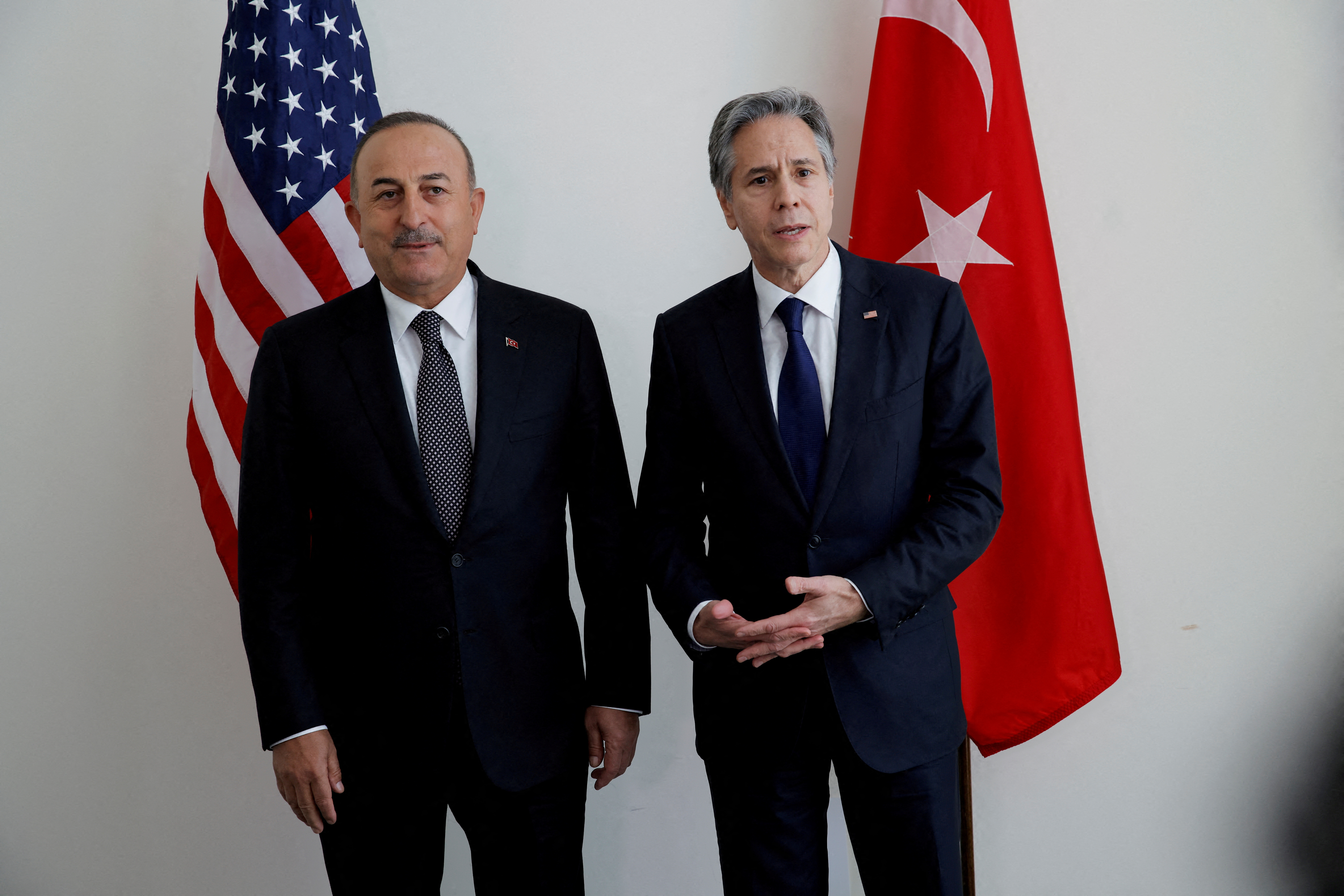 U.S. Secretary of State Blinken meets with Turkish Foreign Minister Cavusoglu at U.N. in New York