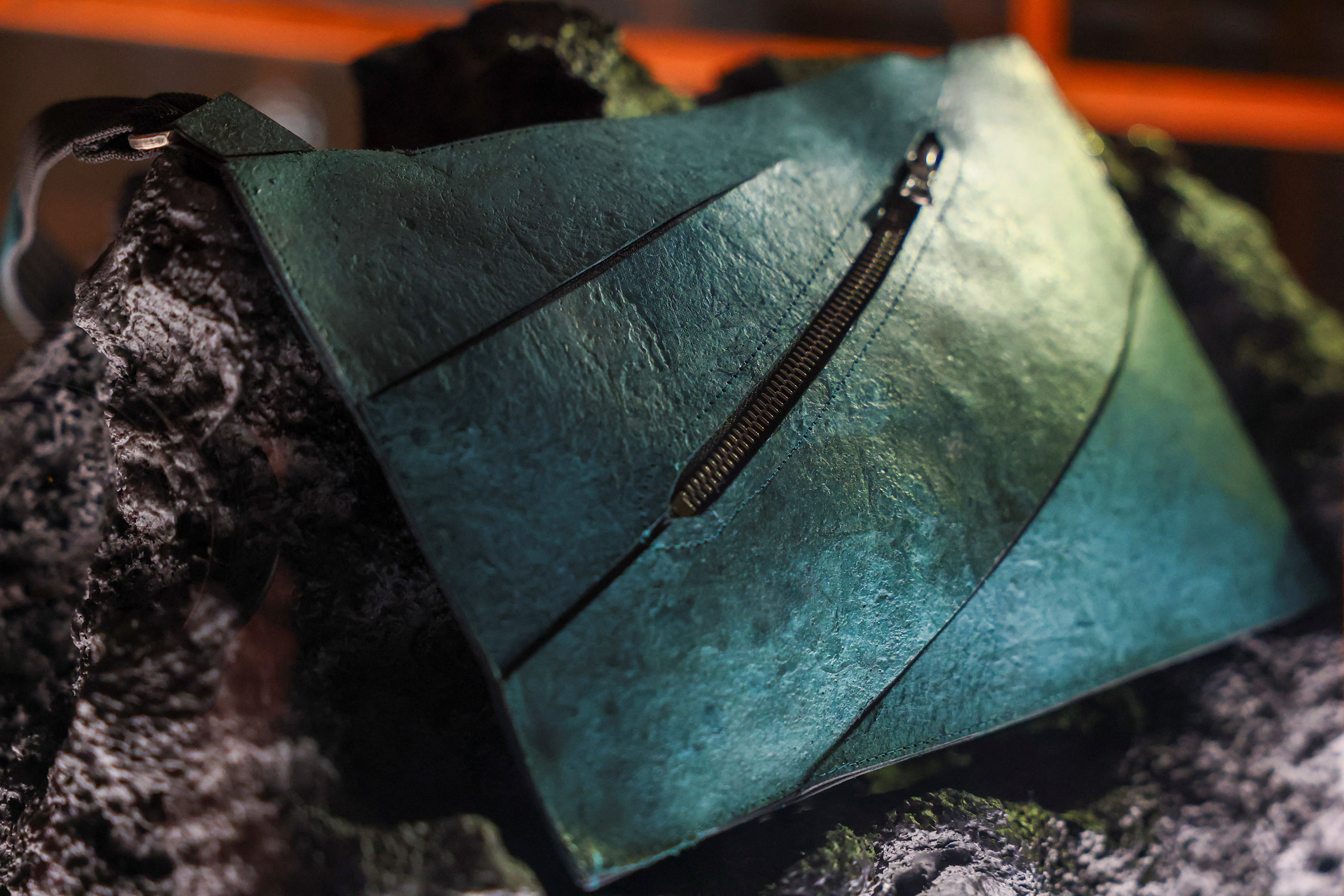 Dinosaur collagen used to create one-of-a-kind handbag | Reuters
