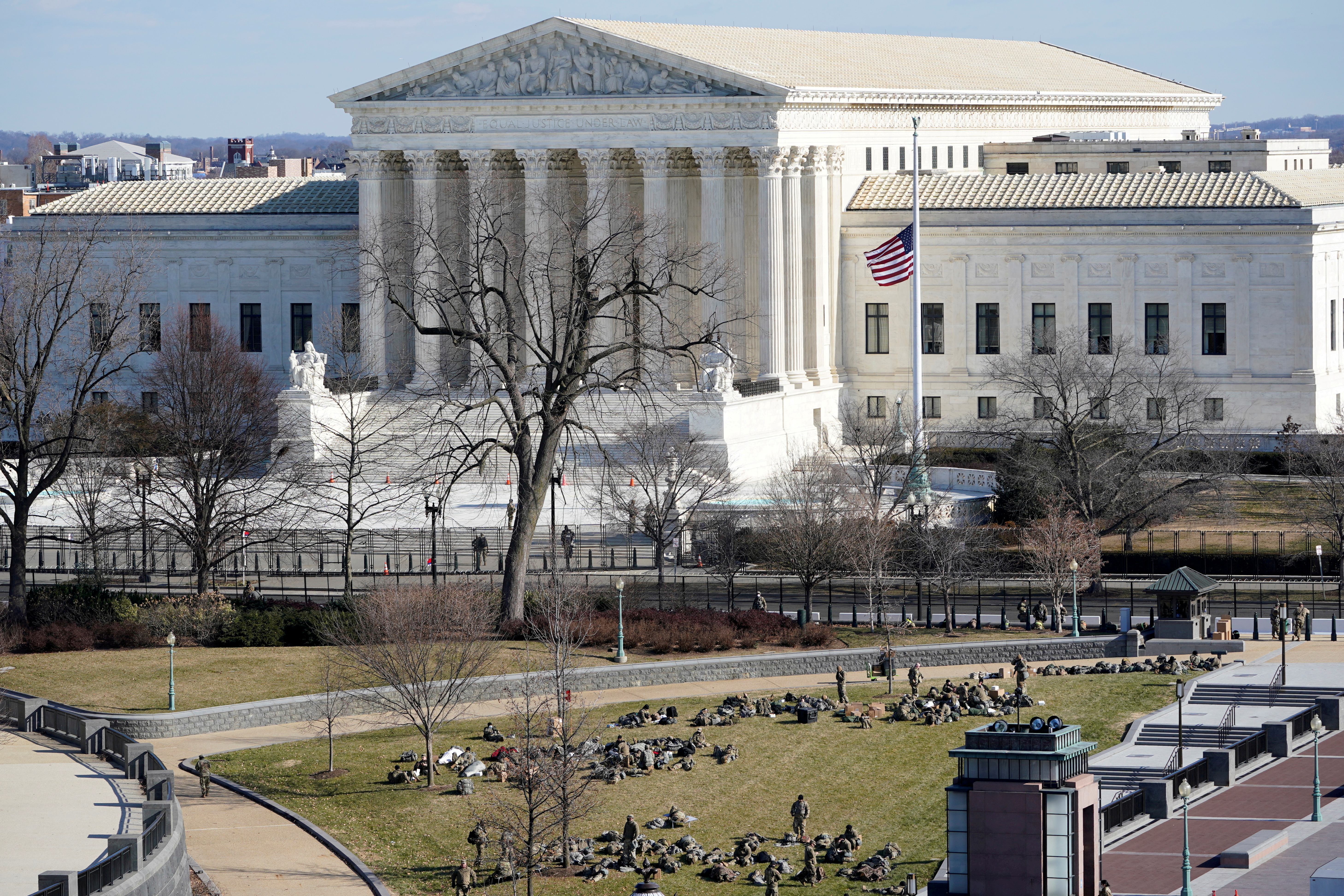View of the Supreme Court in Washington