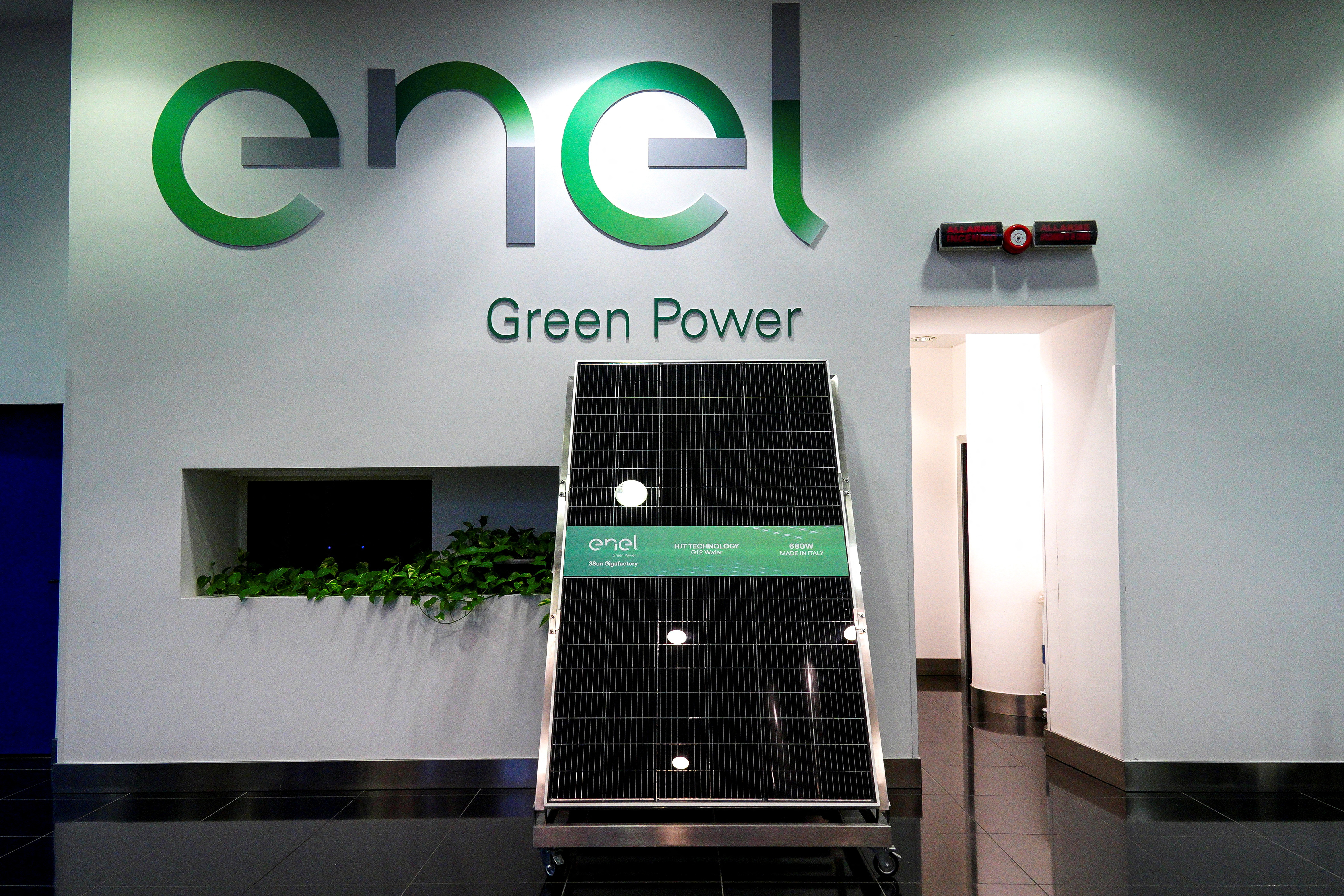 Europe's biggest utility Enel is scaling up a solar panel gigafactory it owns in Sicily to make it Europe's largest maker of bifacial photovoltaic (PV) modules and ward off the risk of dependency on China
